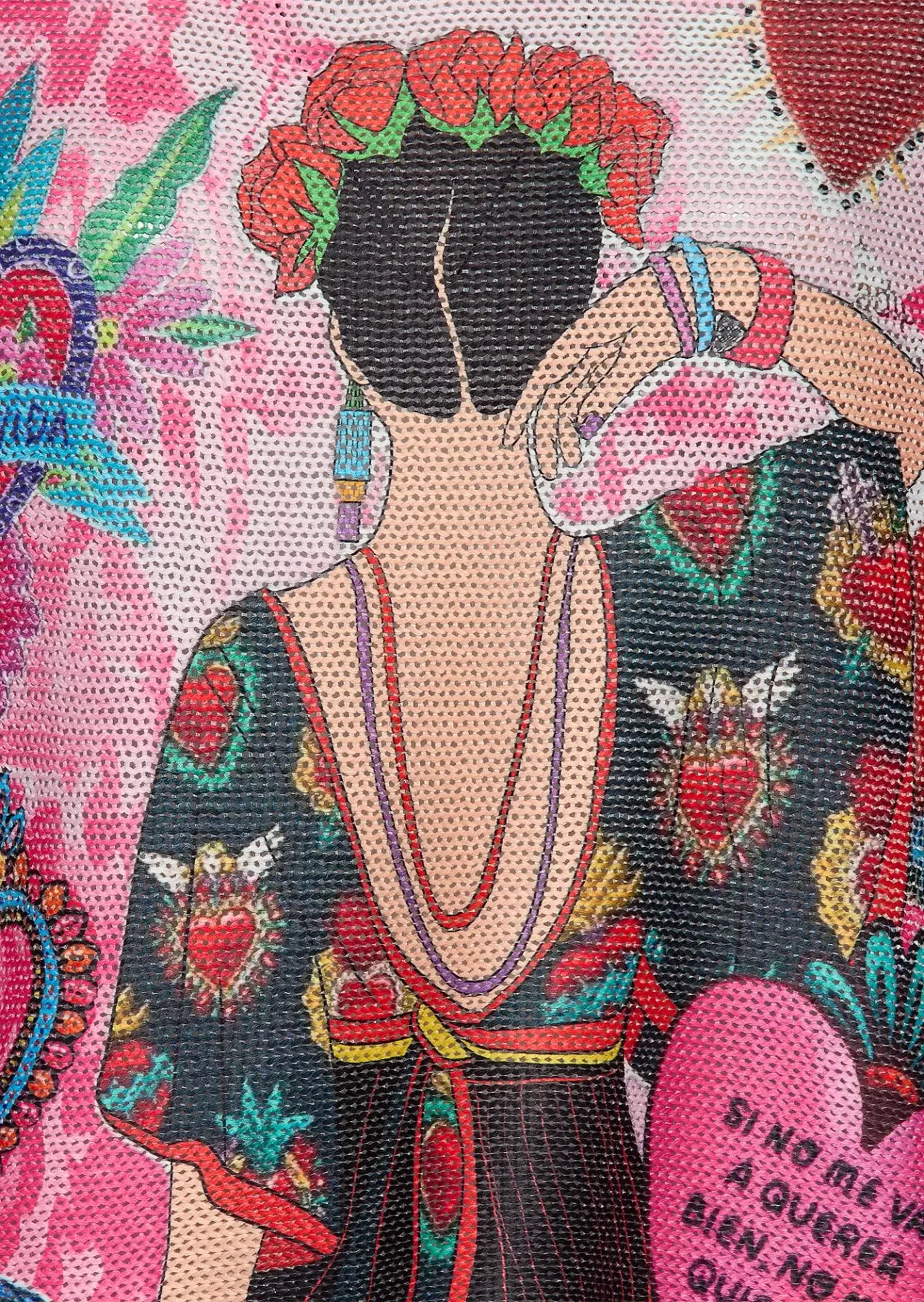 Statement-Strickpullover 'Viva La Vida', pink