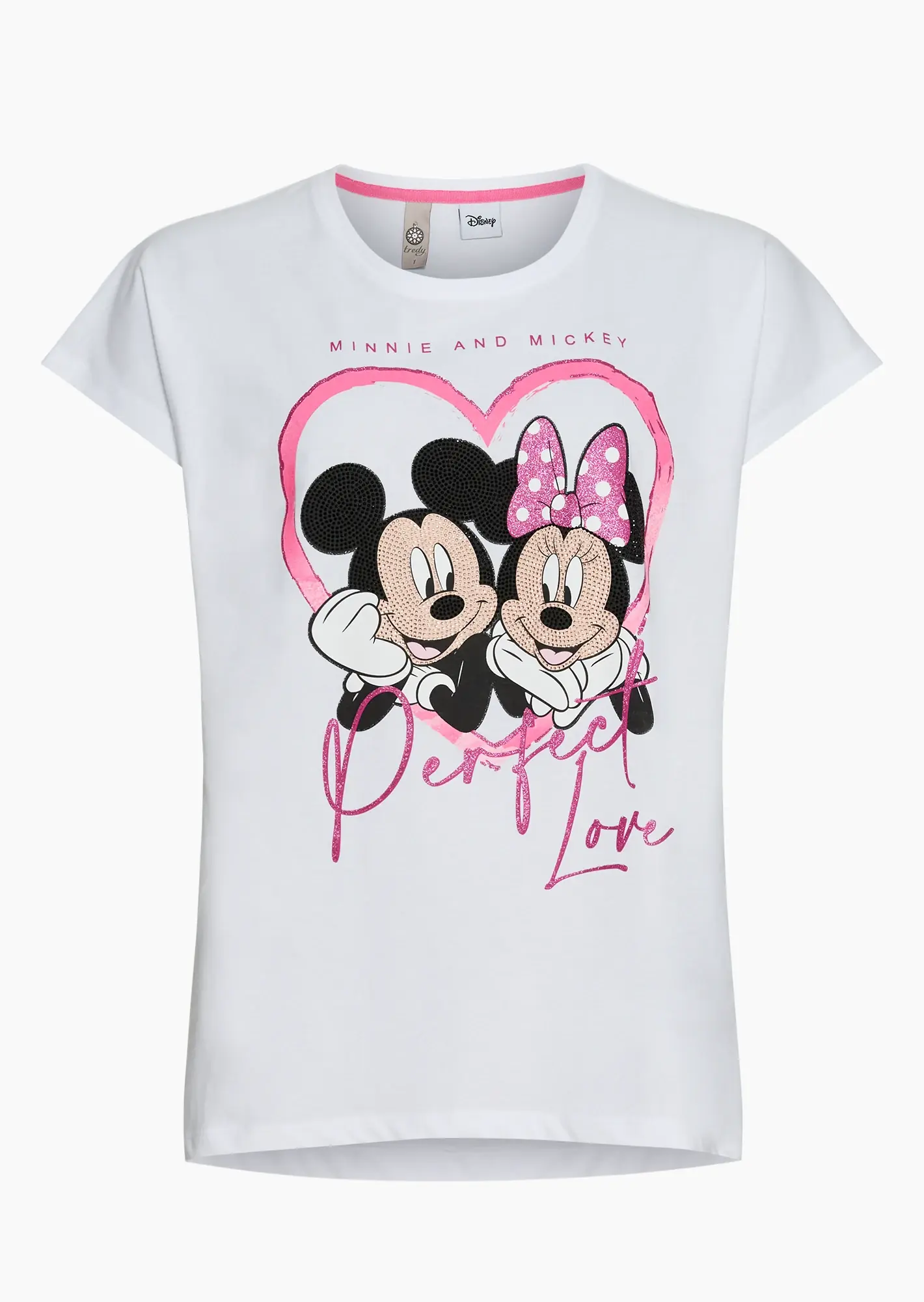 Shirt mit Mickey Mouse, weiß