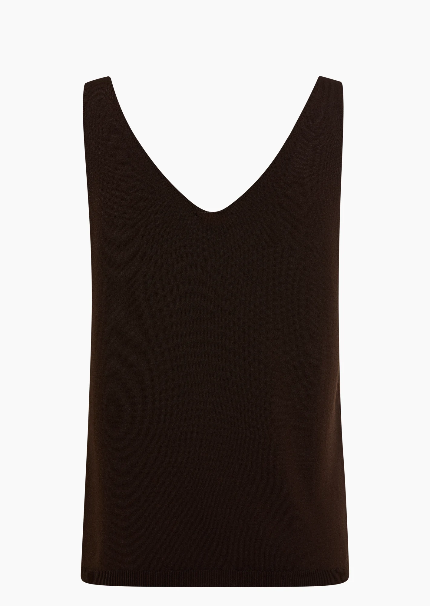 leichtes Stricktop, mocca