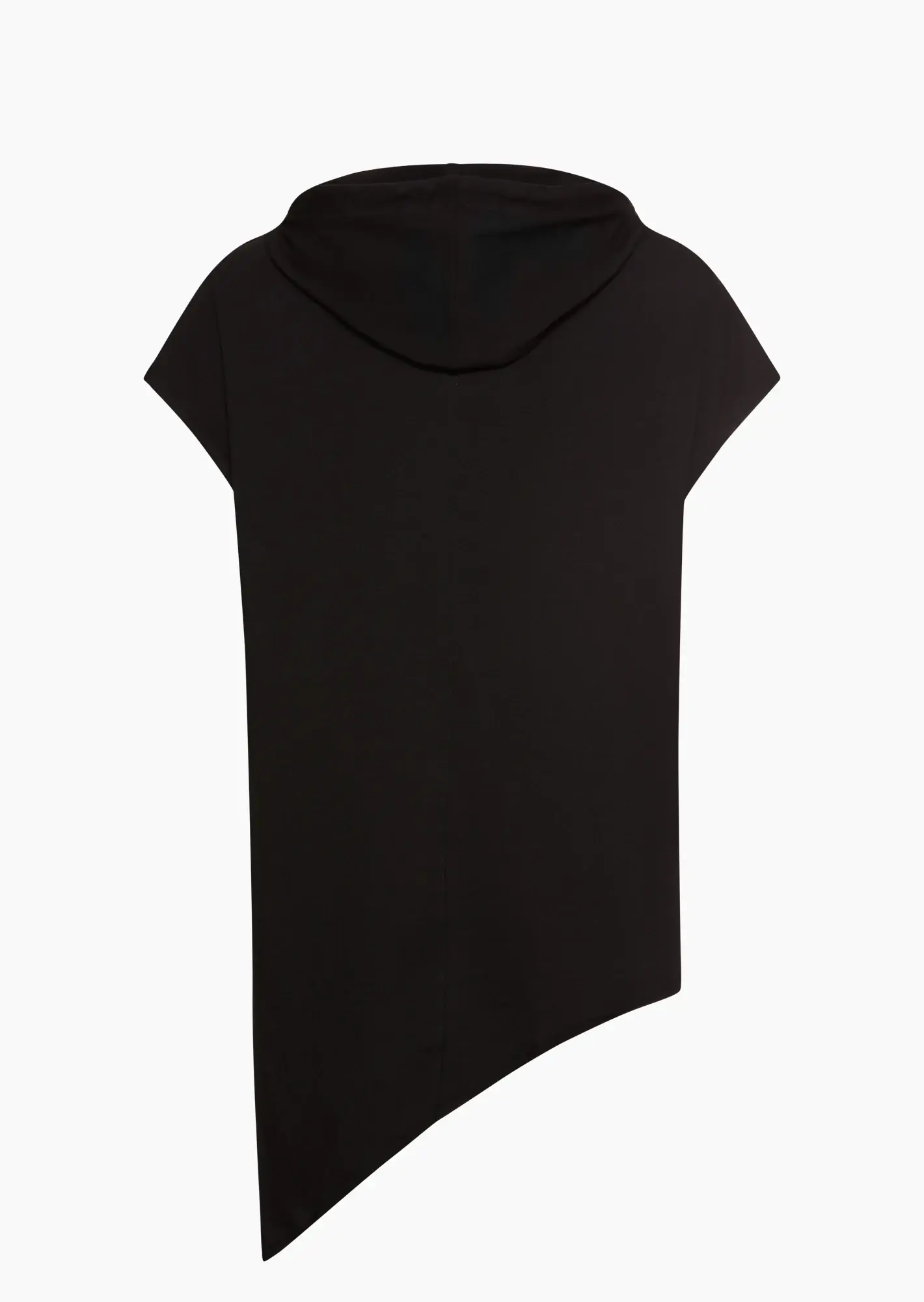 stylisches Shirt asymmetrisch, schwarz