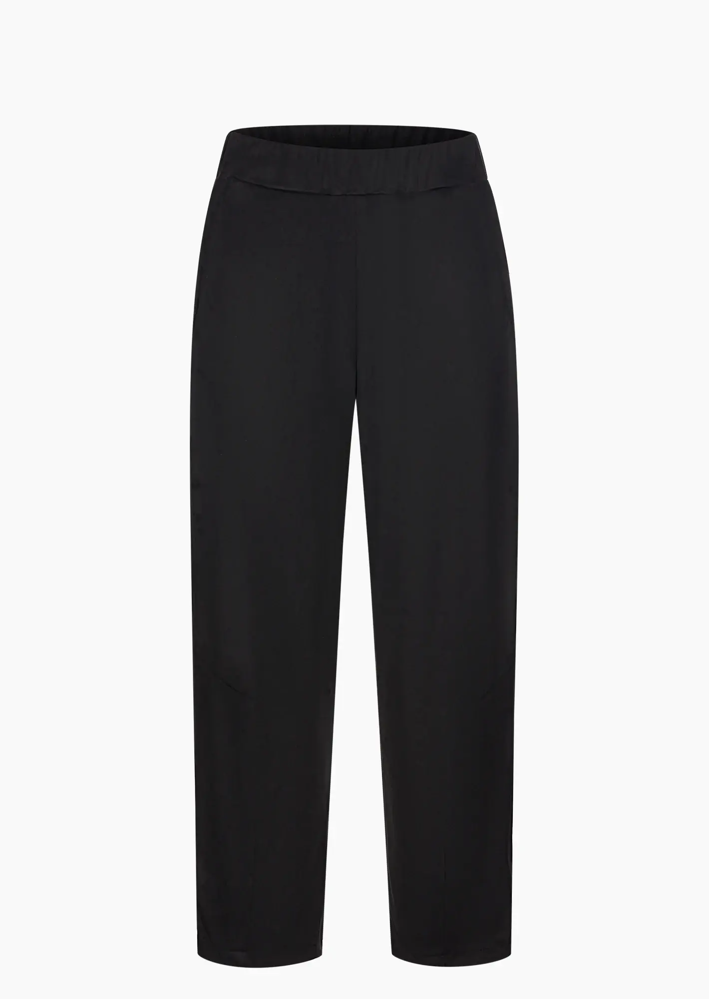 Pants mit Ziernähten, schwarz