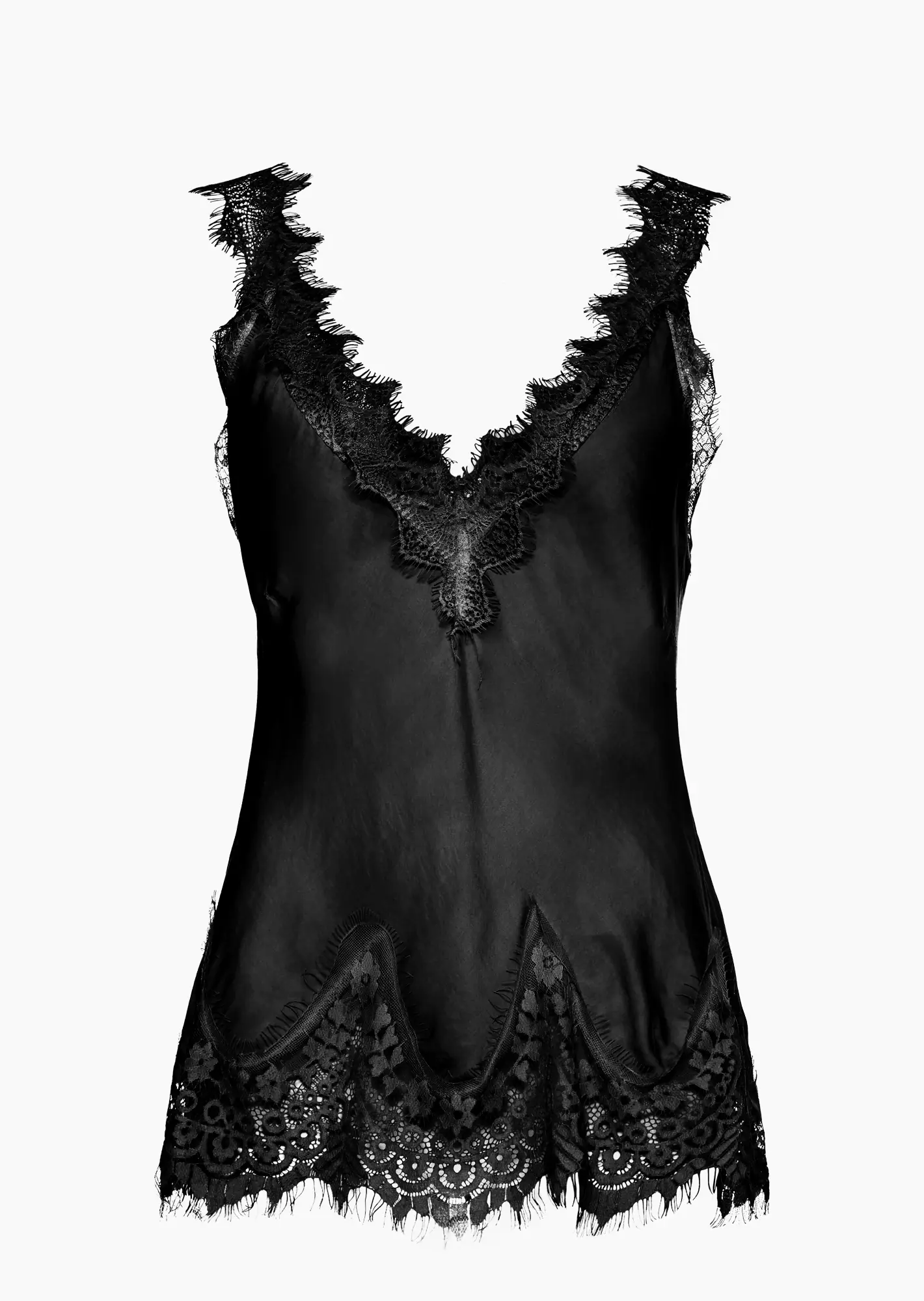 Top aus Viskose-Satin,