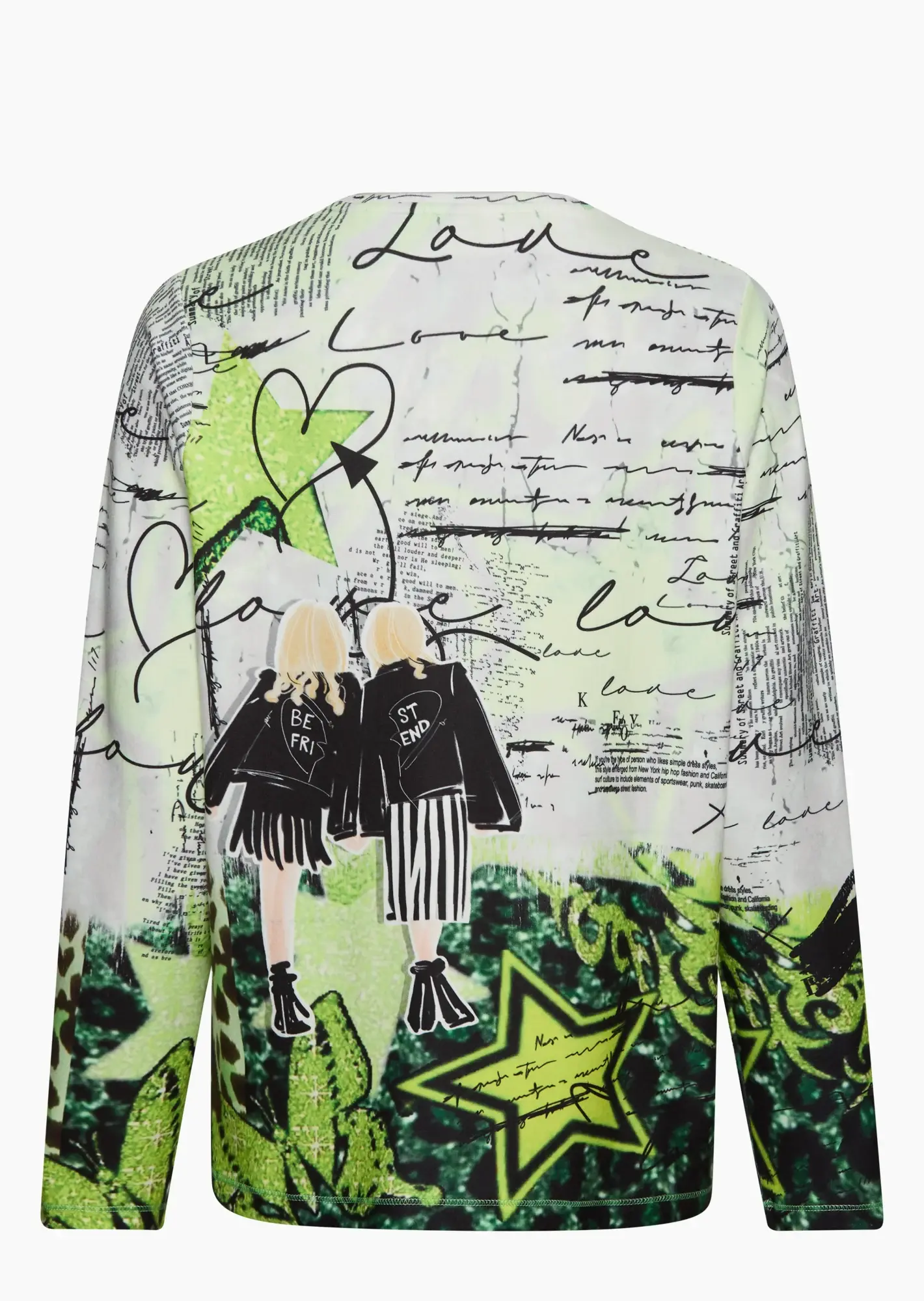 Langarmshirt 'Katzen', granny