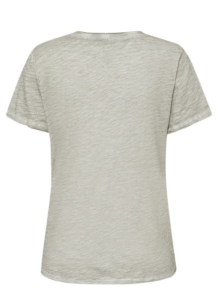 Shirt mit Lettering, salbei