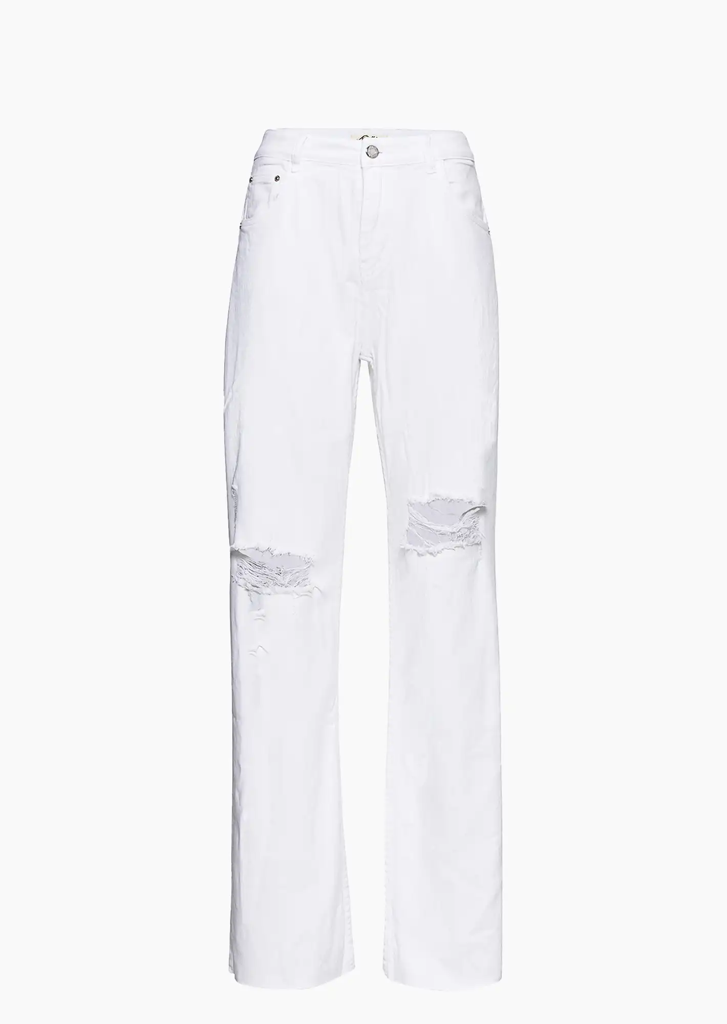 Jeans destroyed, weiß