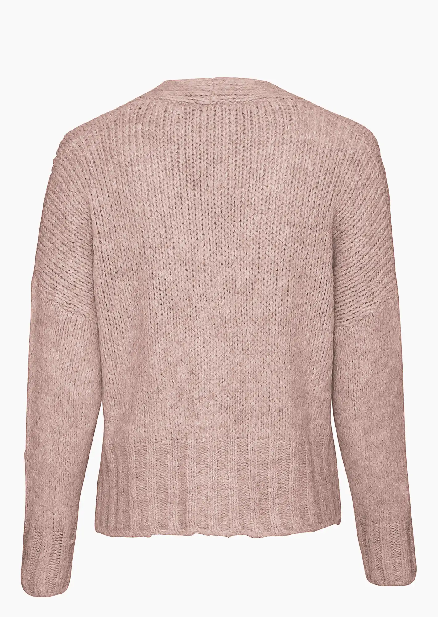 Strickjacke Oversized, rosenholz