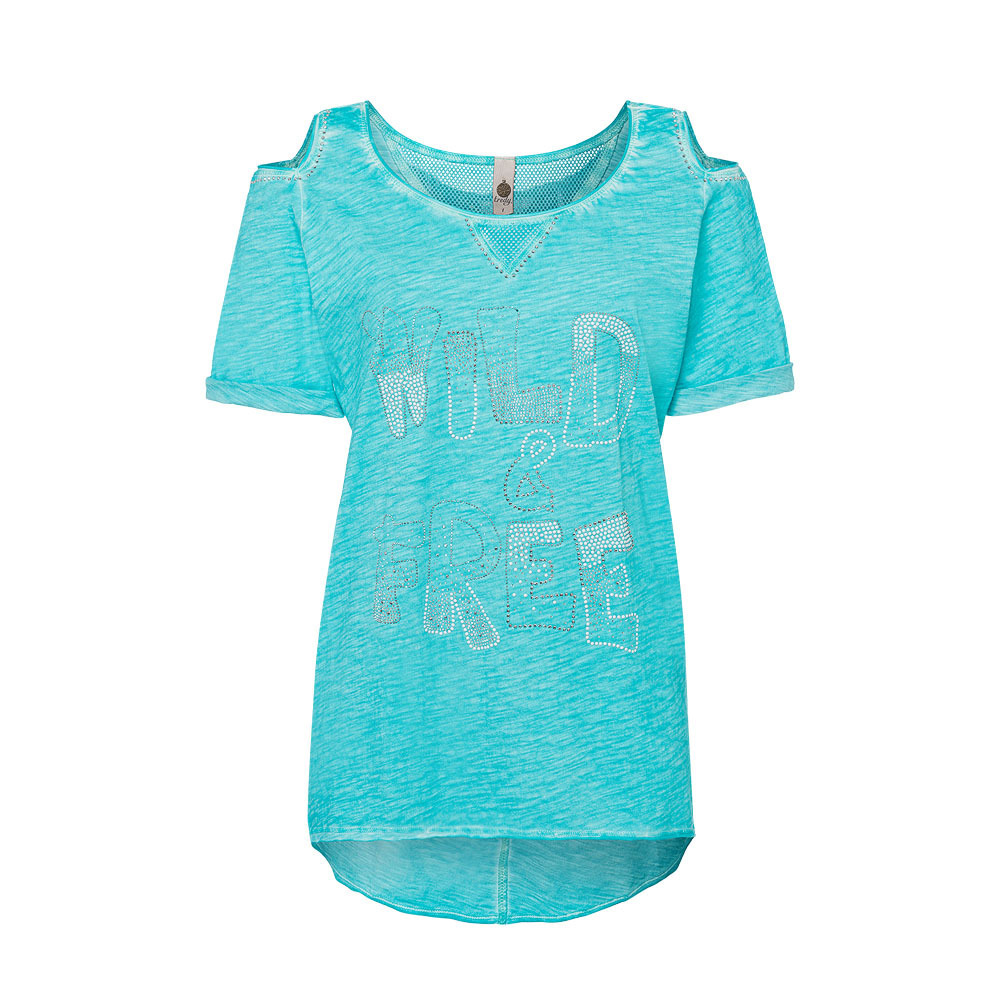 Shirt 'Wild & free'