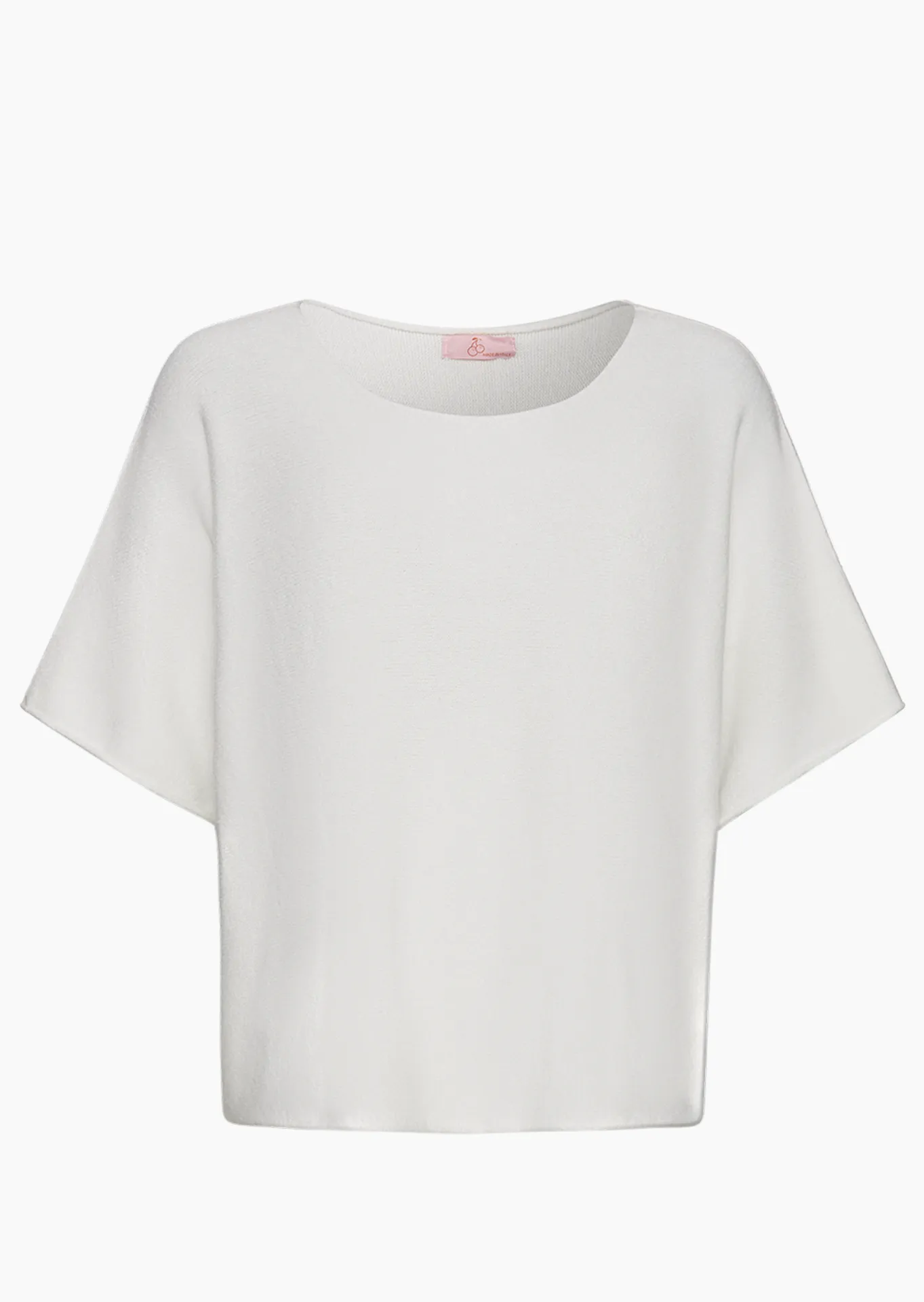 stylischer Strickpullover, offwhite