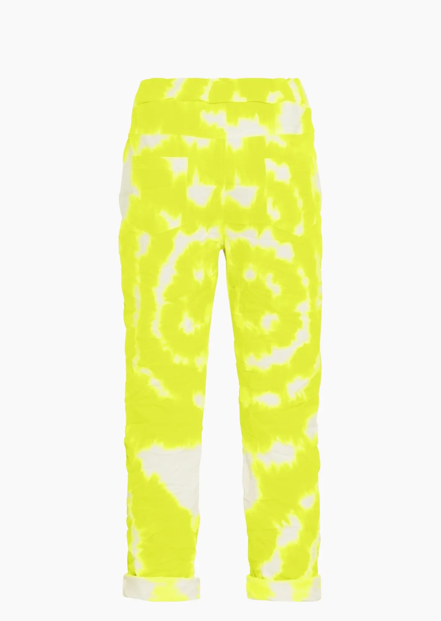 Joggpants im Graffitistyle, neongelb