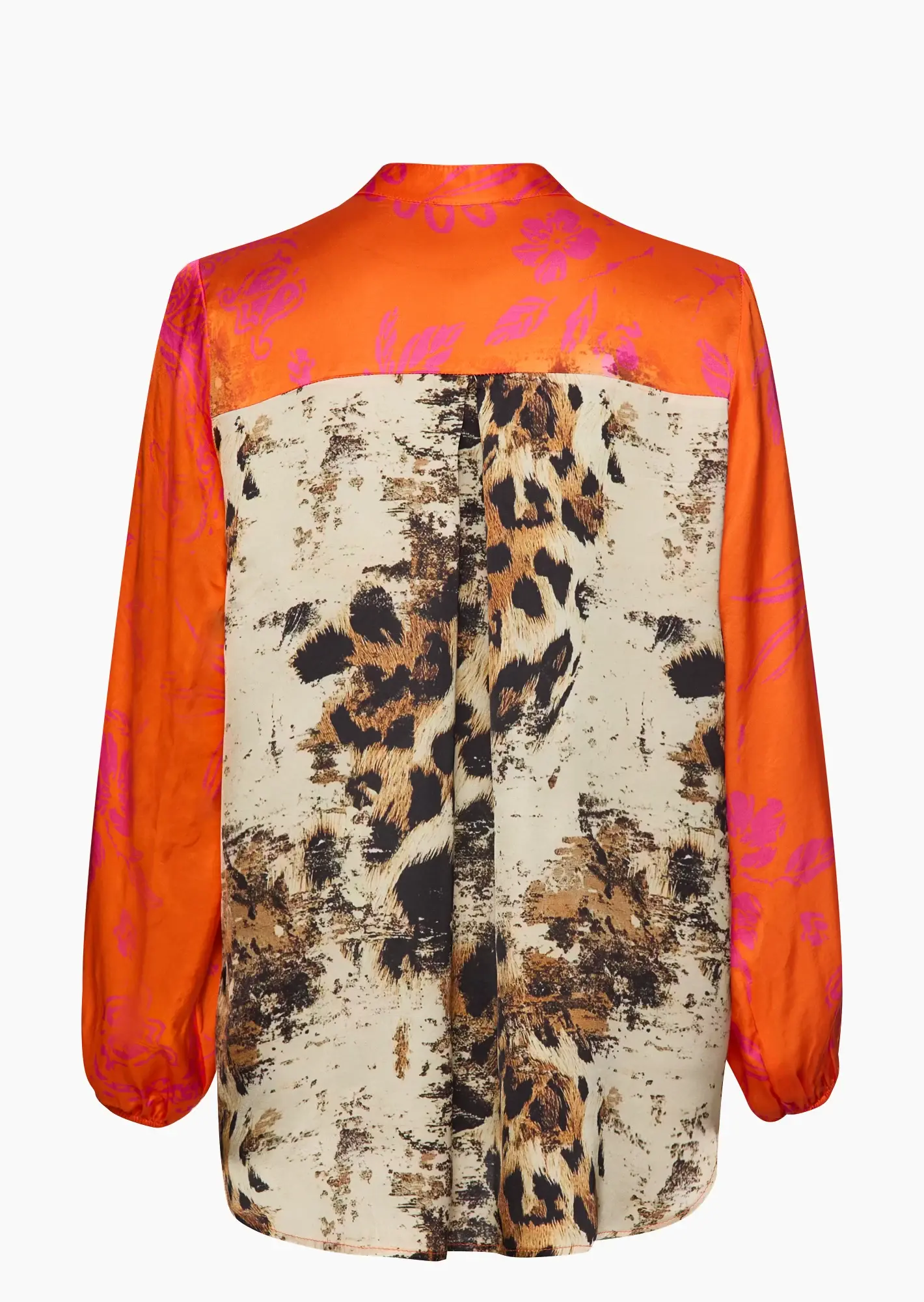 stylische Bluse, orange