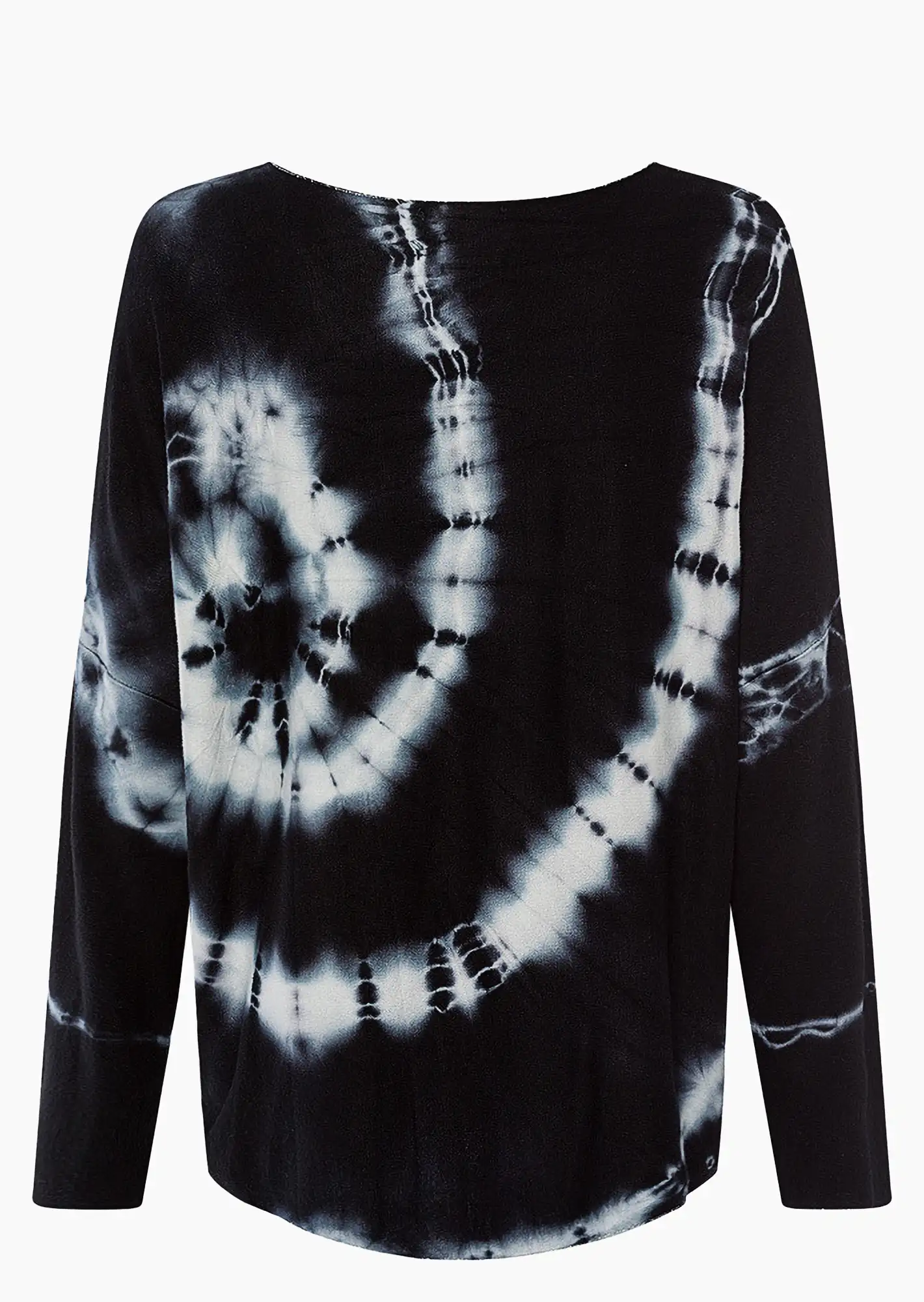 Shirt 'Batik', schwarz