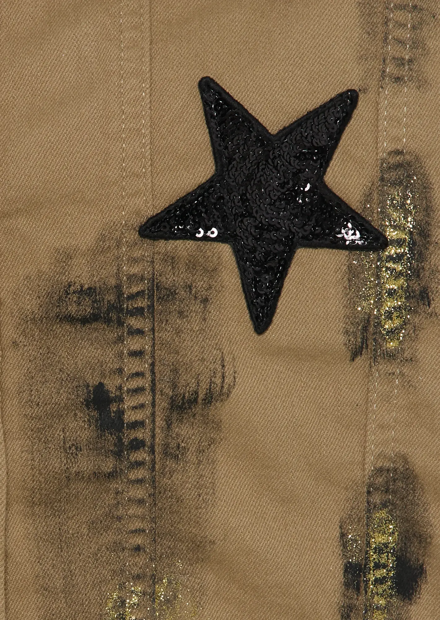 Jeansjacke 'You are loved', toffee