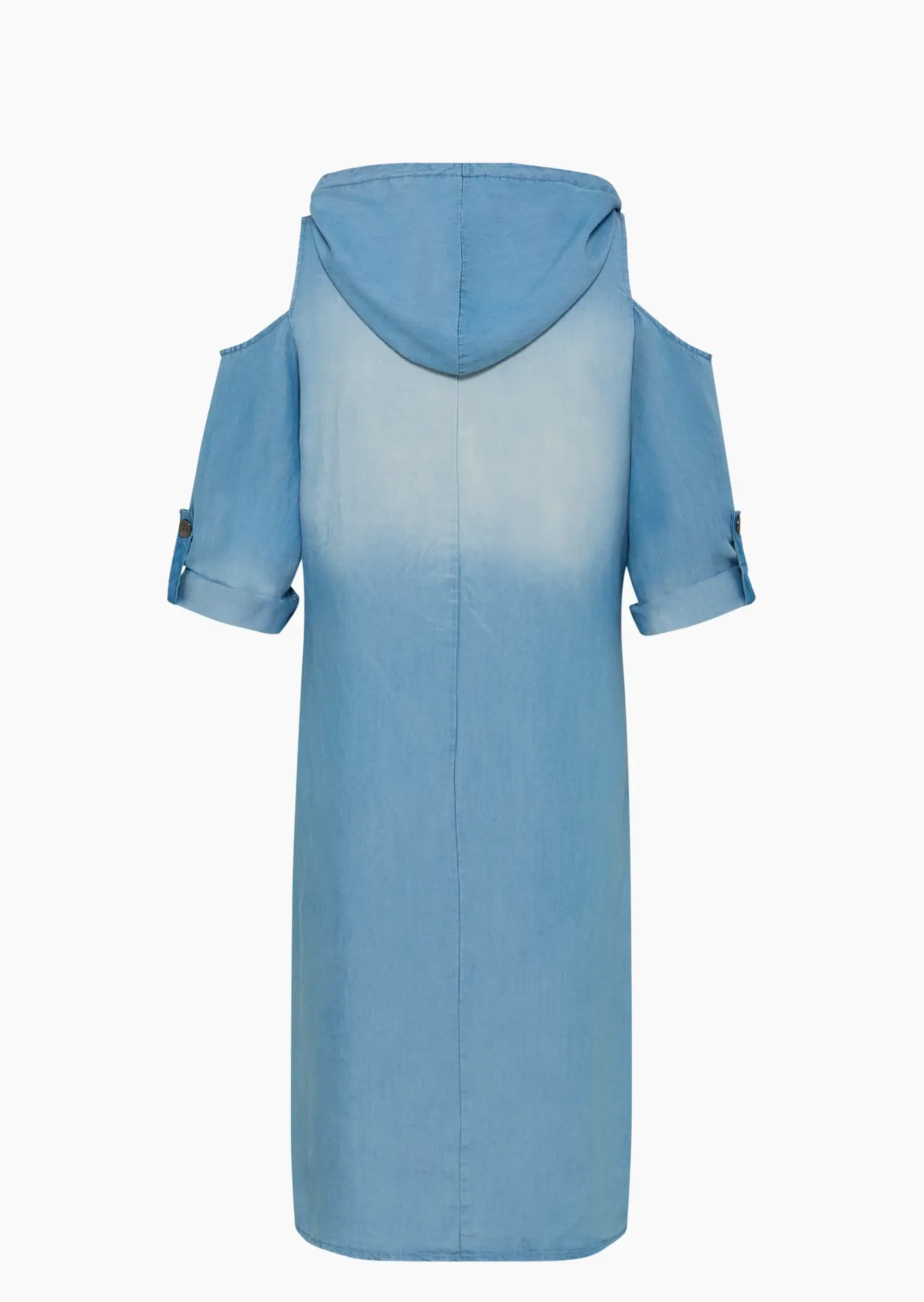 Kleid im Denim-Style, bleached denim