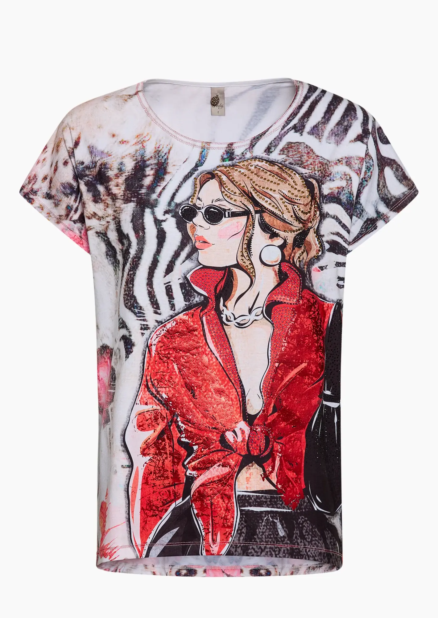 Shirt 'Red Lady', tredyrot