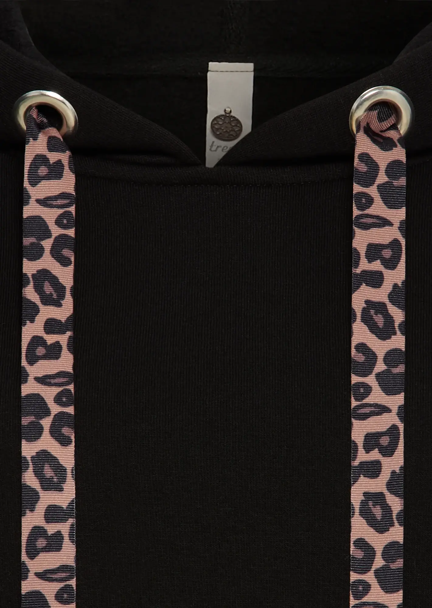 kuscheliger Kapuzenpullover, schwarz