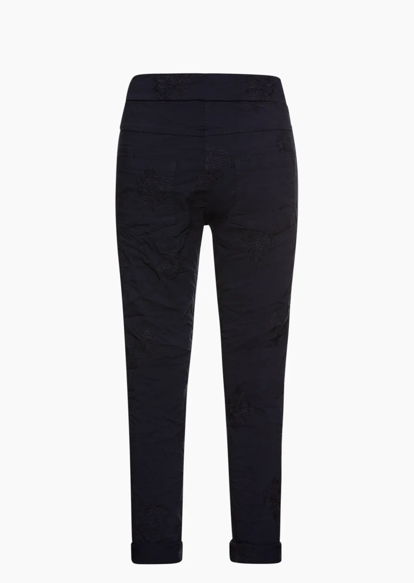 Joggpants mit Stickerei, navy