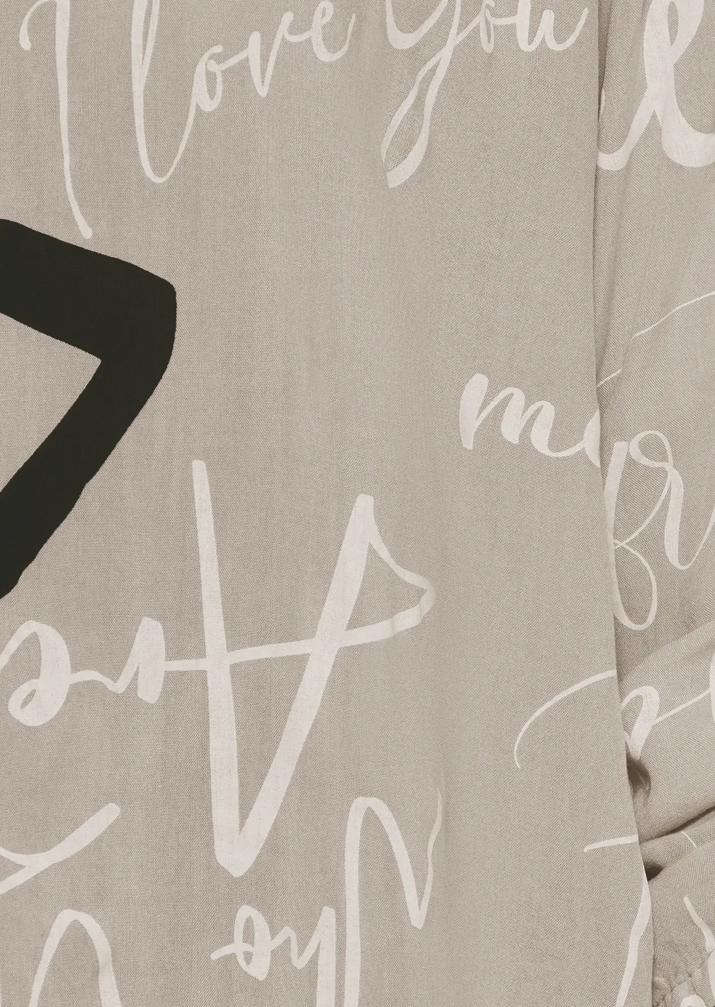 Bluse im Alloverprint, crema