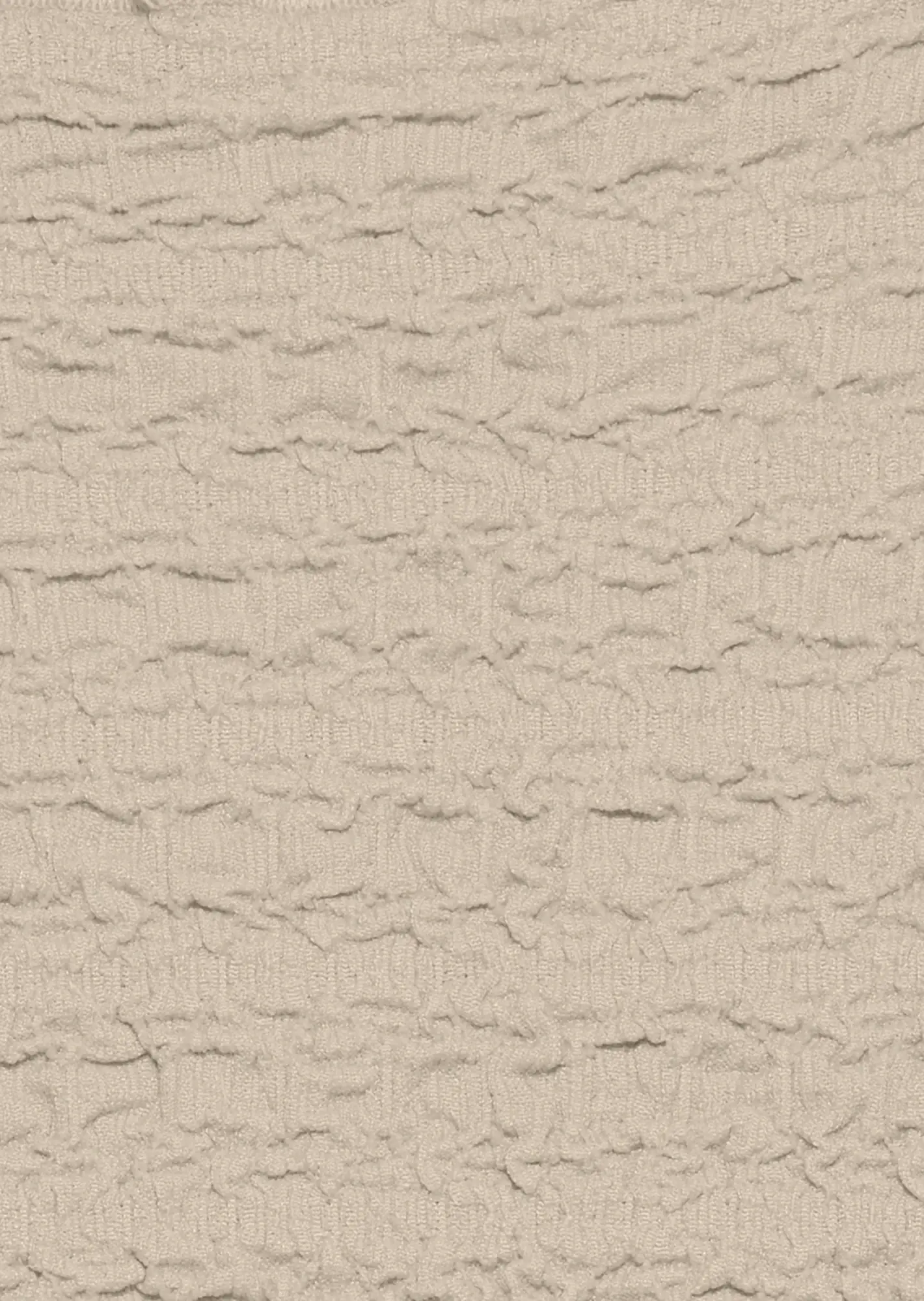 Shirt in Strukturstoff, crema