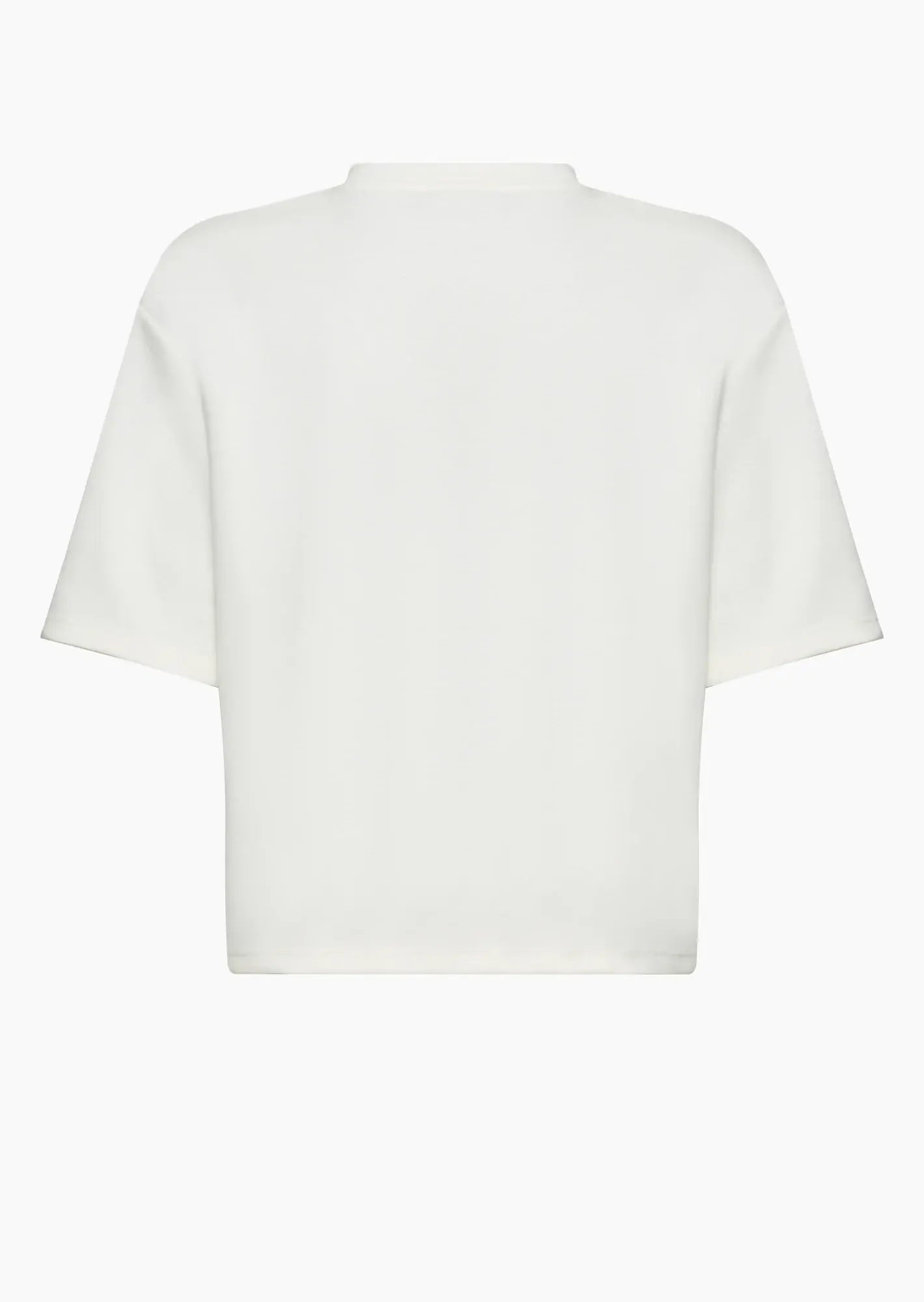 Sweatpullover mit Halbarm, offwhite