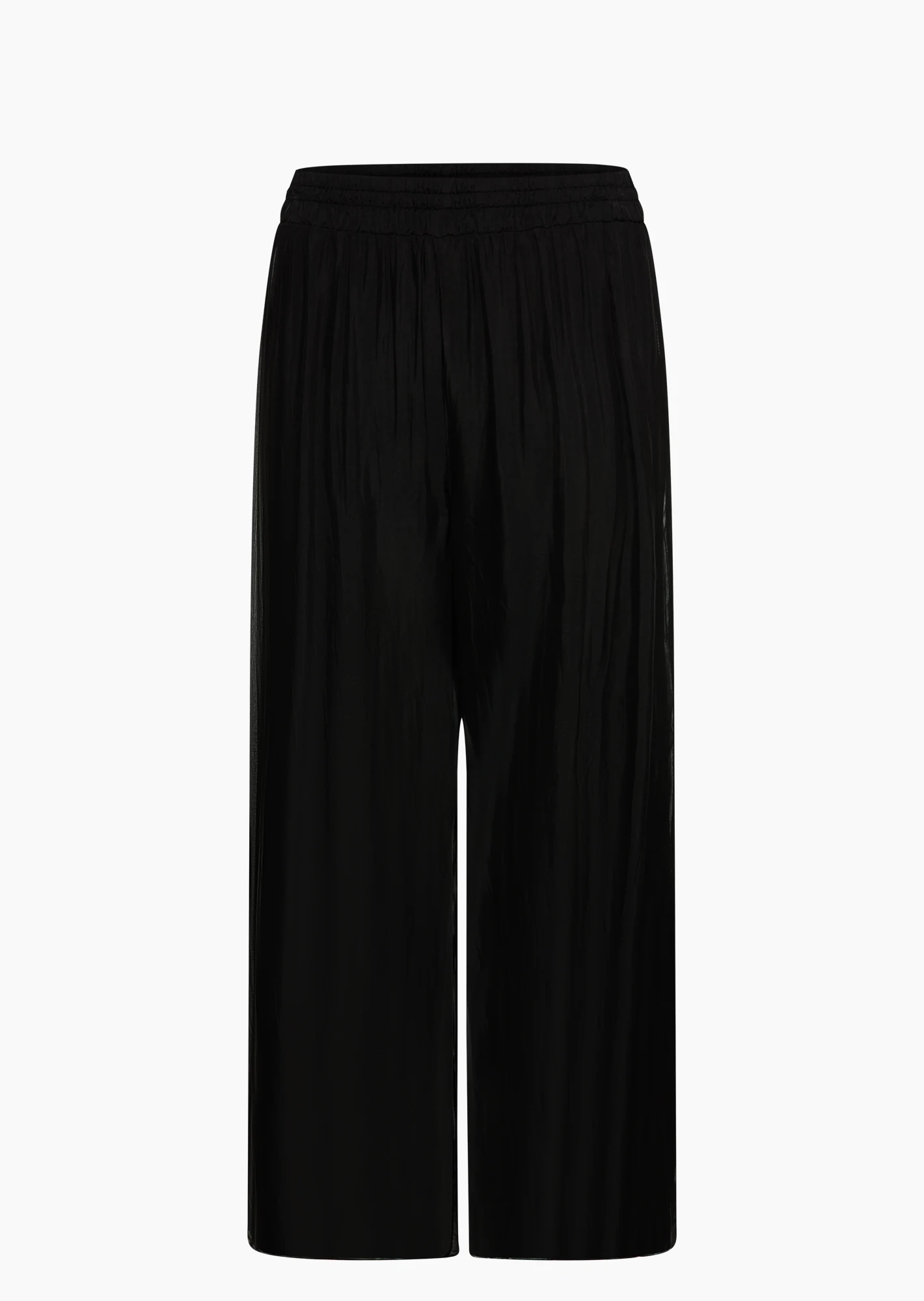 Seidige Hose, schwarz