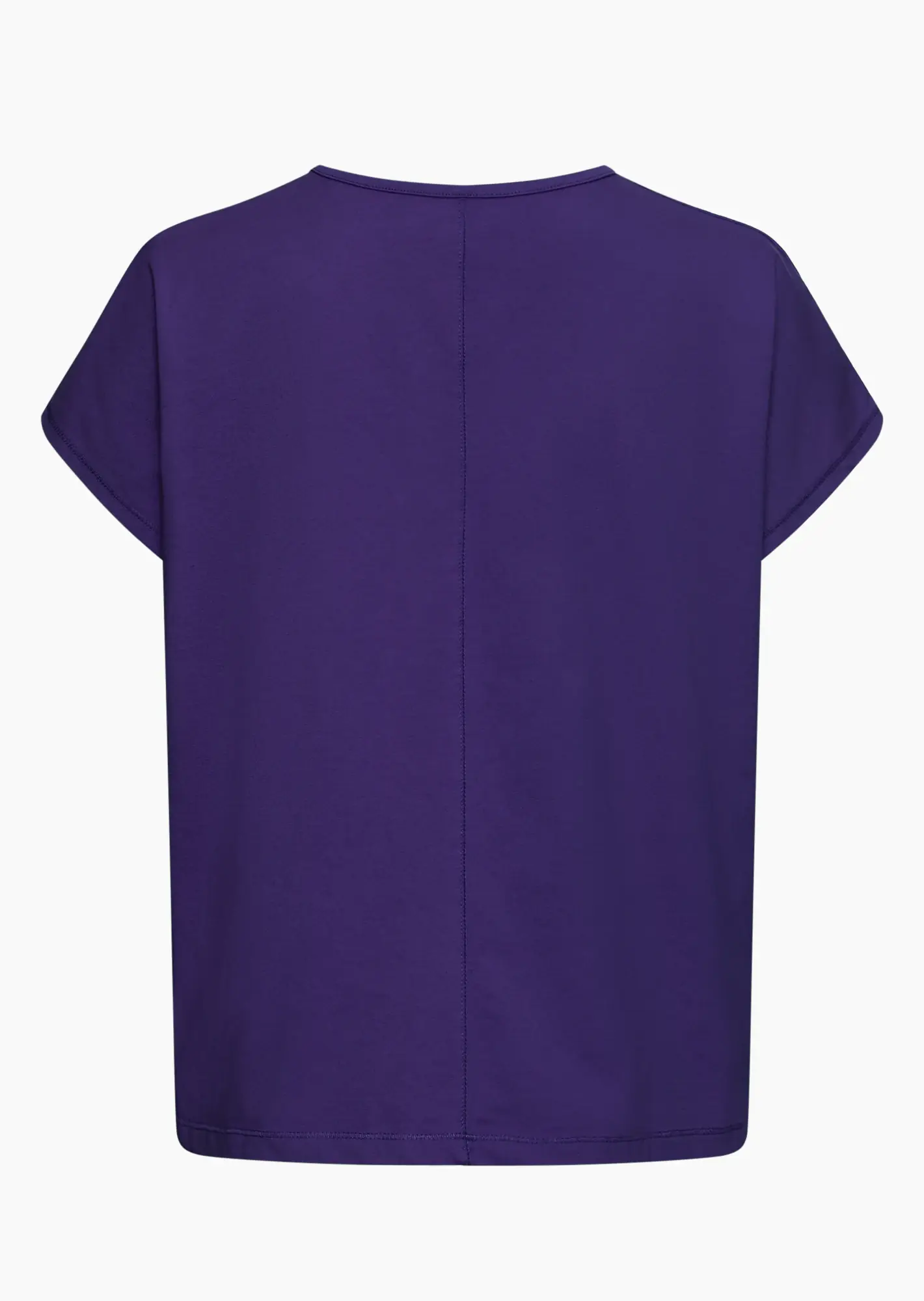 Shirt mit Lettering, electric purple