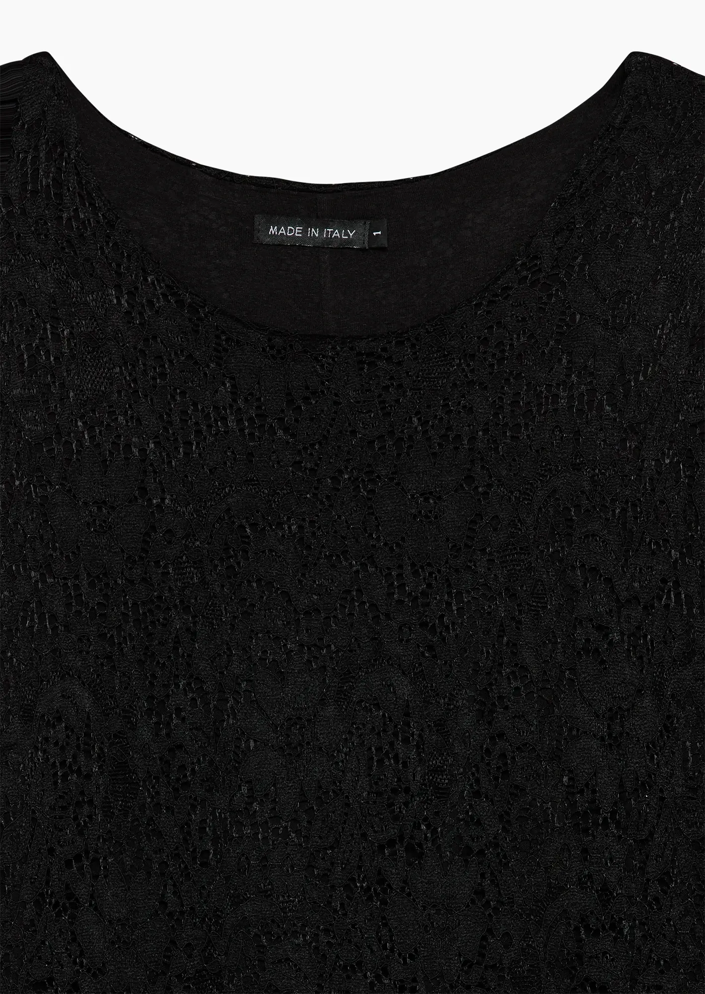 Alloverspitzenkleid, schwarz