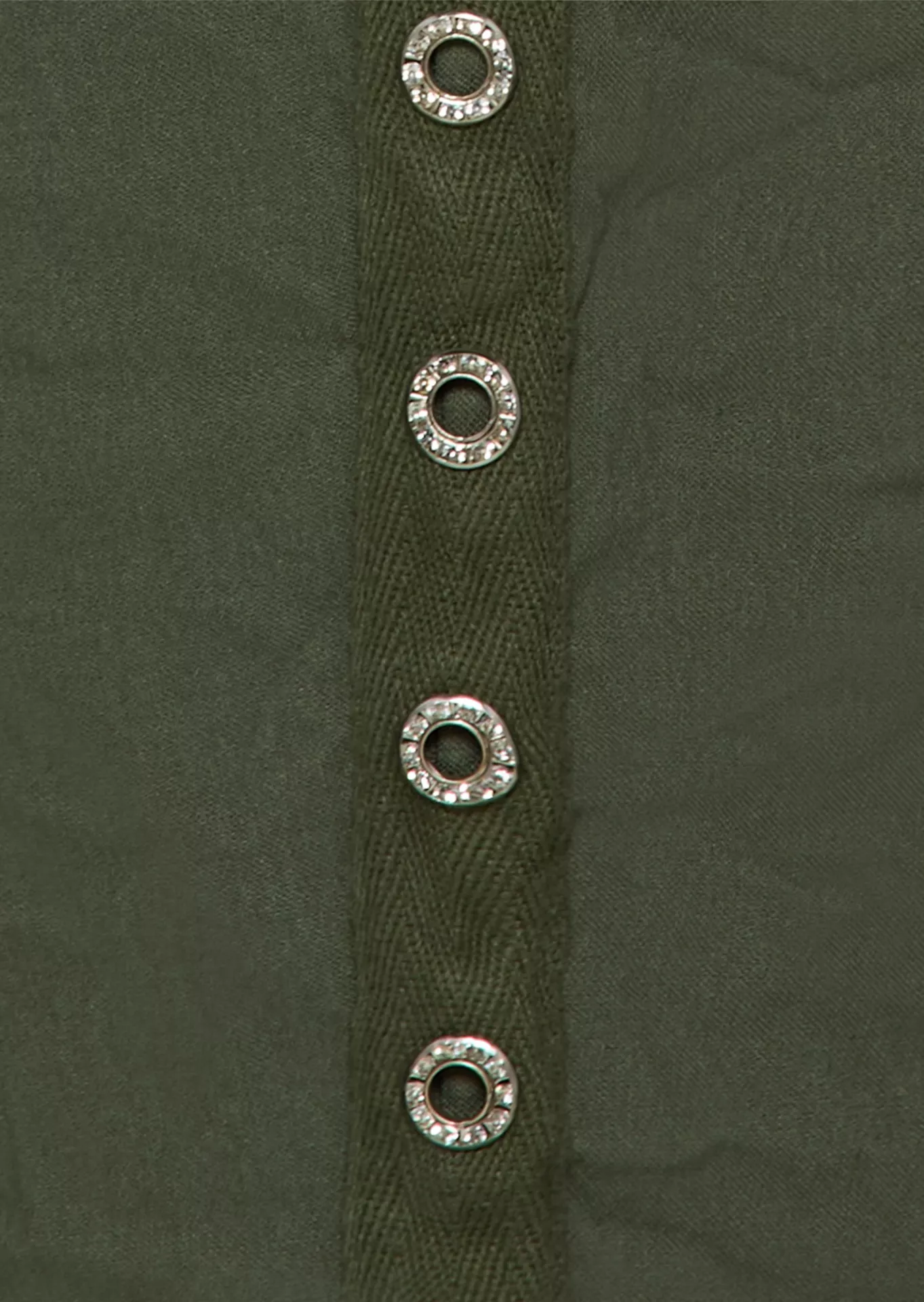Capri-Joggpants mit Galonstreifen, khaki