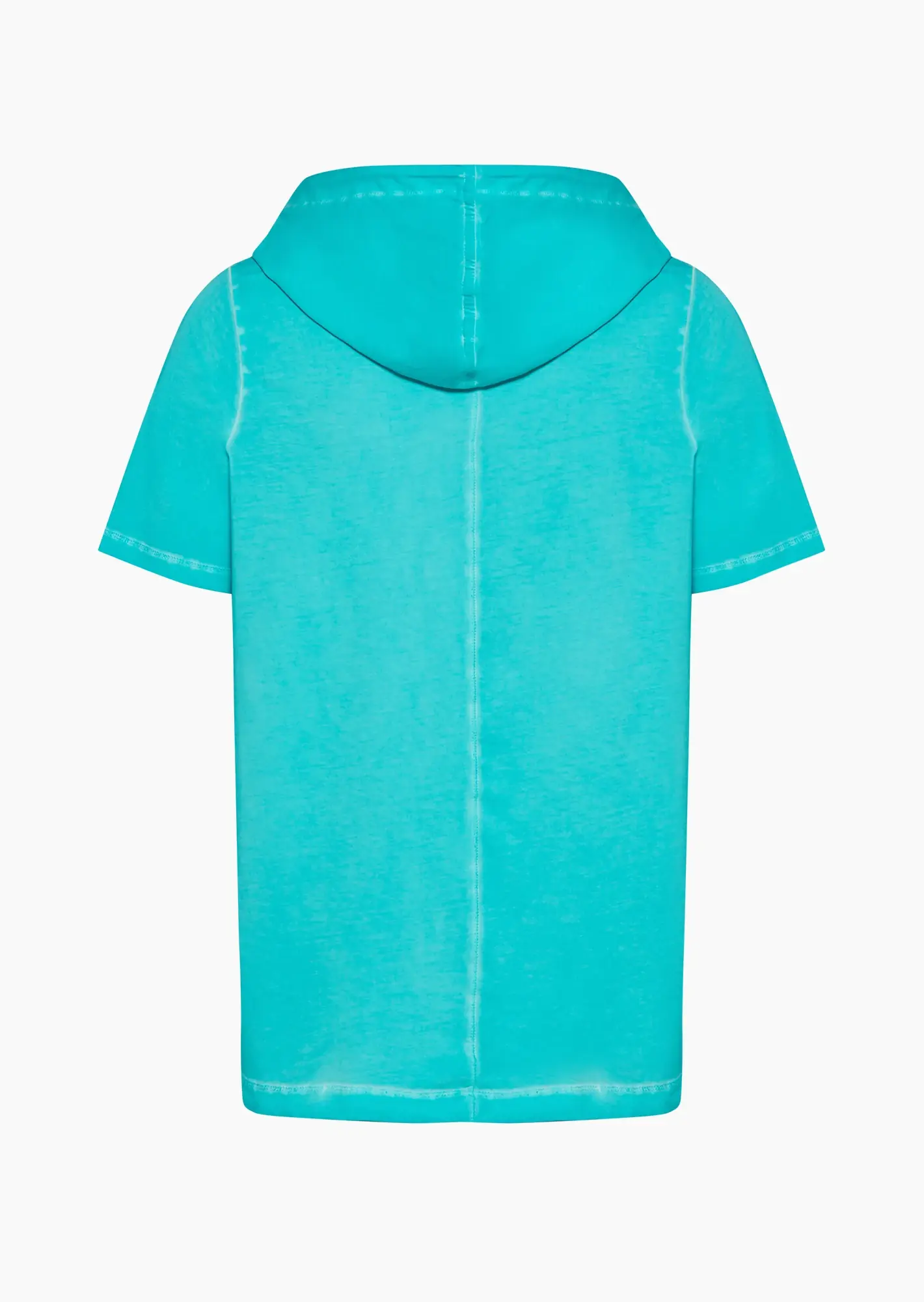 Shirt mit Kapuze, türkis