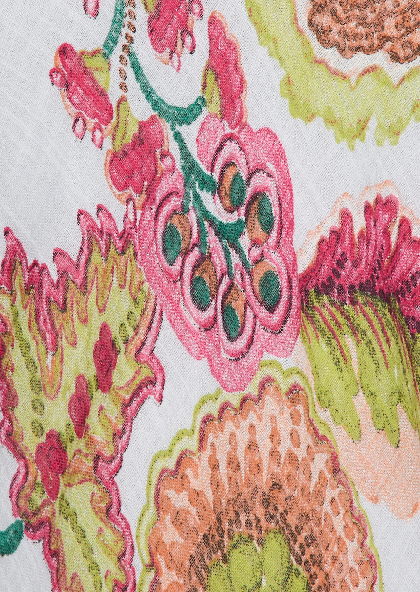 Kleid mit Volants, bunt