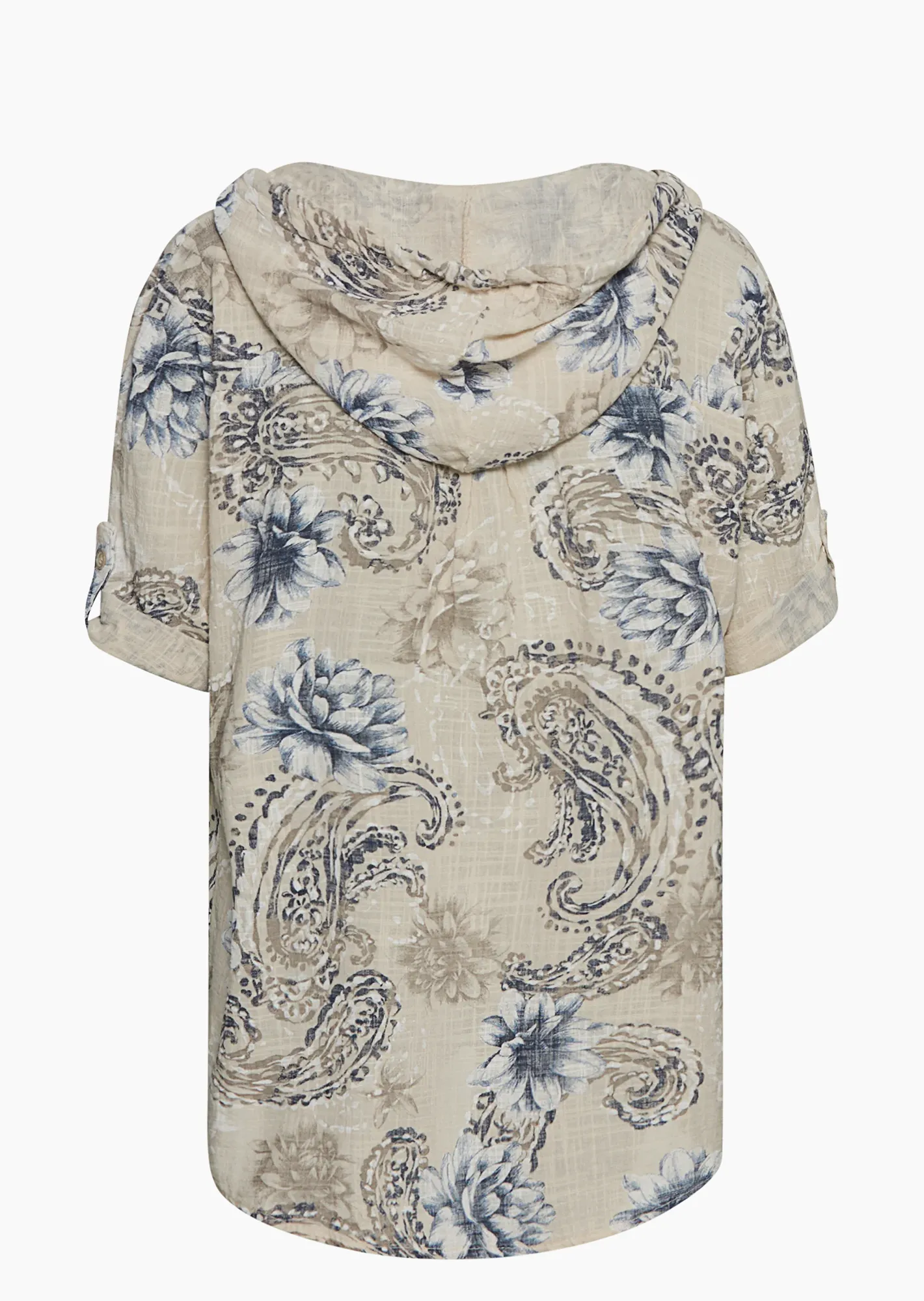 Bluse gemustert, crema