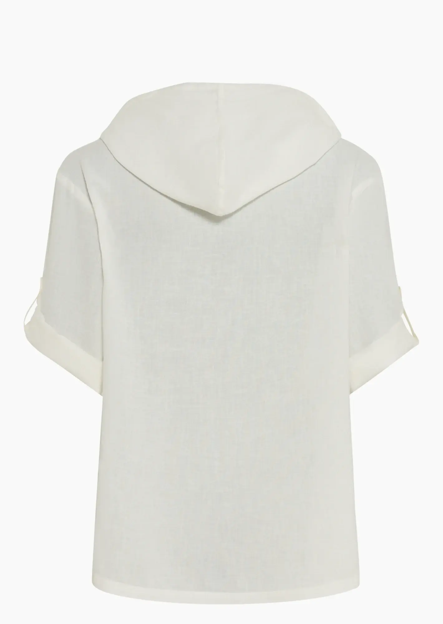 luftige Leinenmixbluse, offwhite