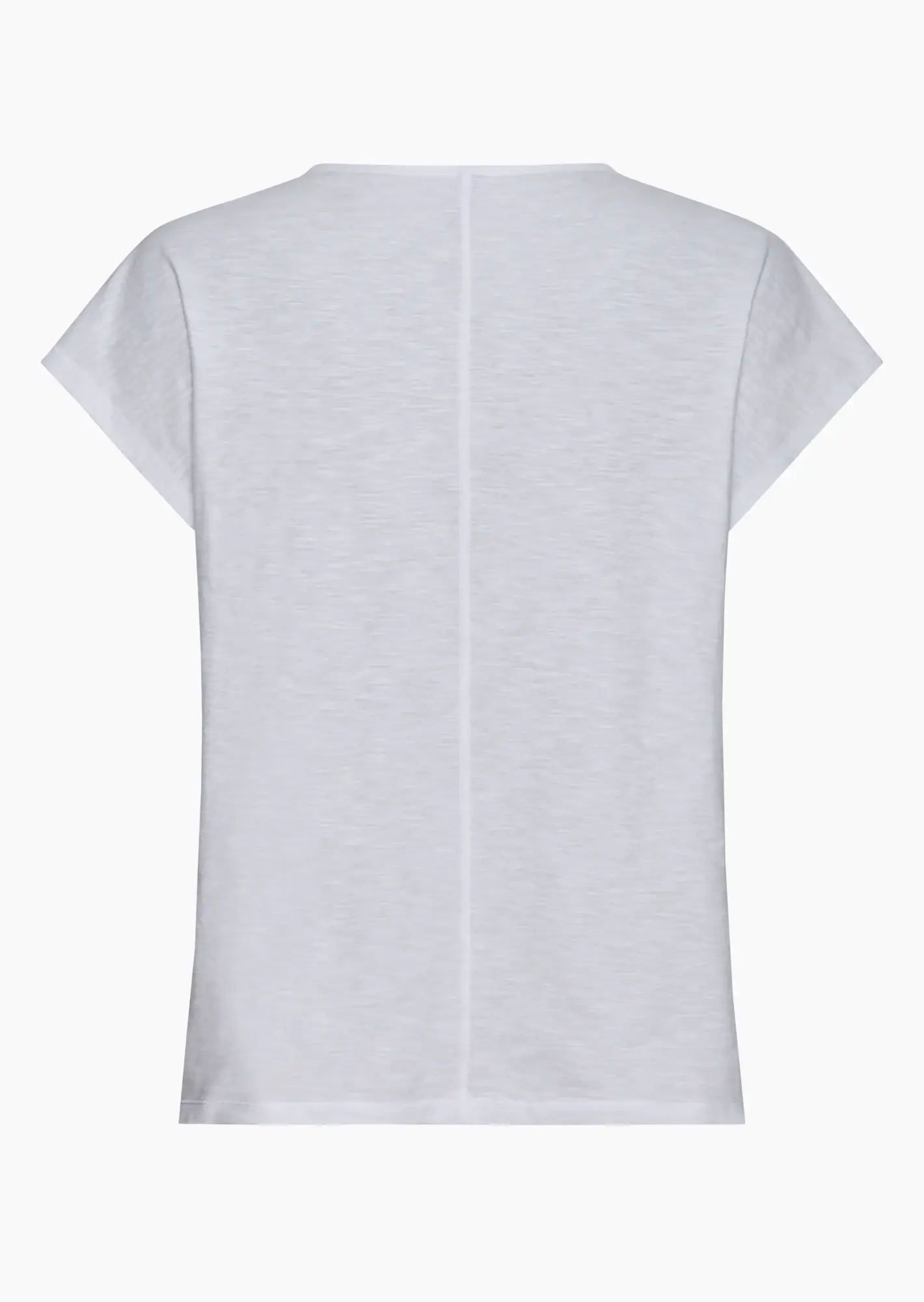 Shirt mit Katzenprint & Ziersteinen, weiß