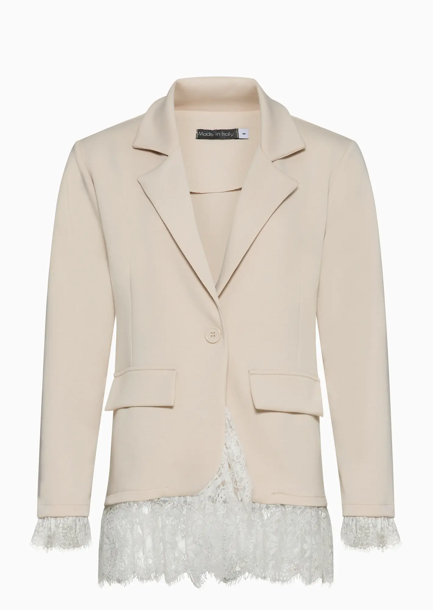 eleganter Blazer, crema