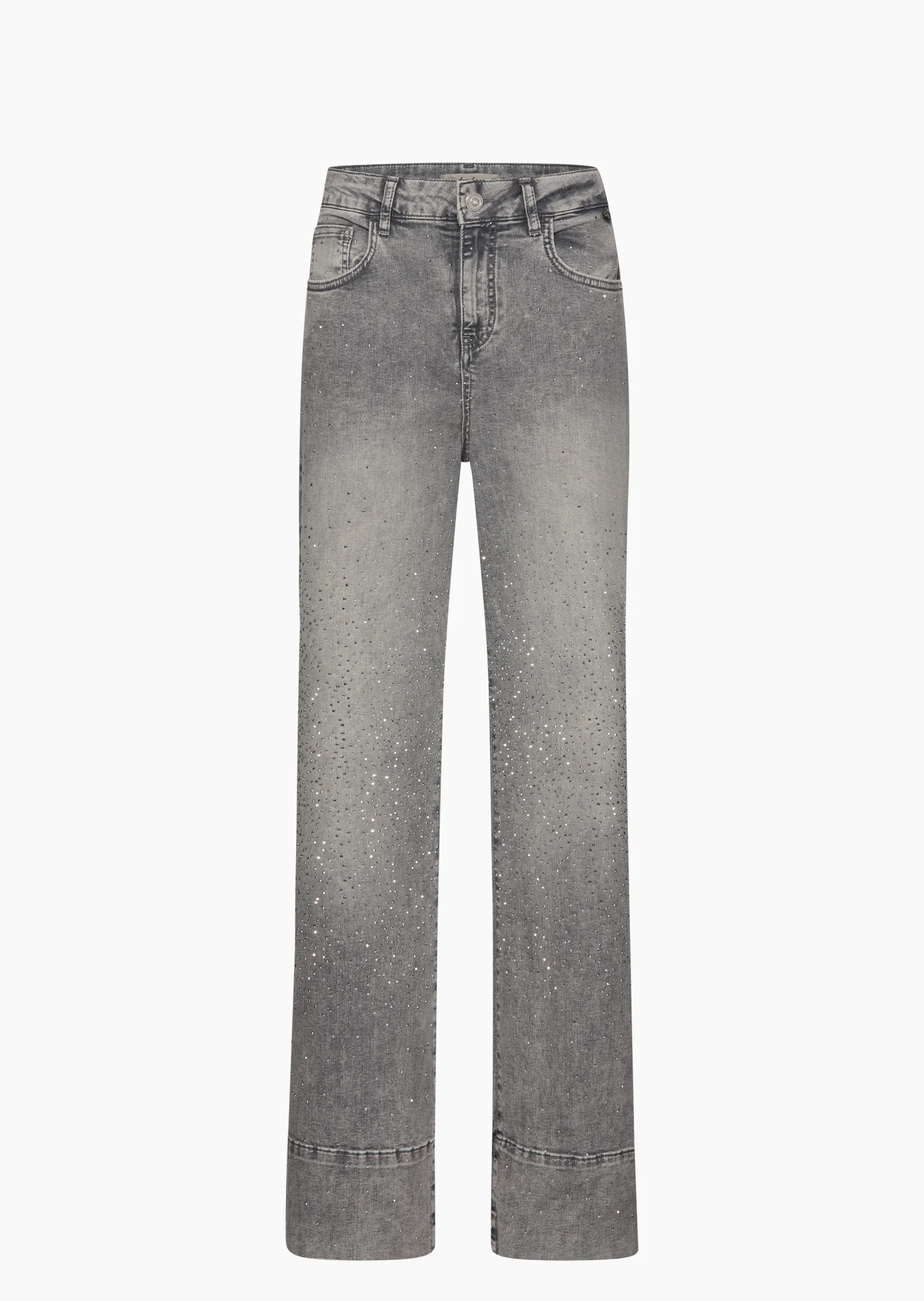 Wide Leg Jeans, grey denim
