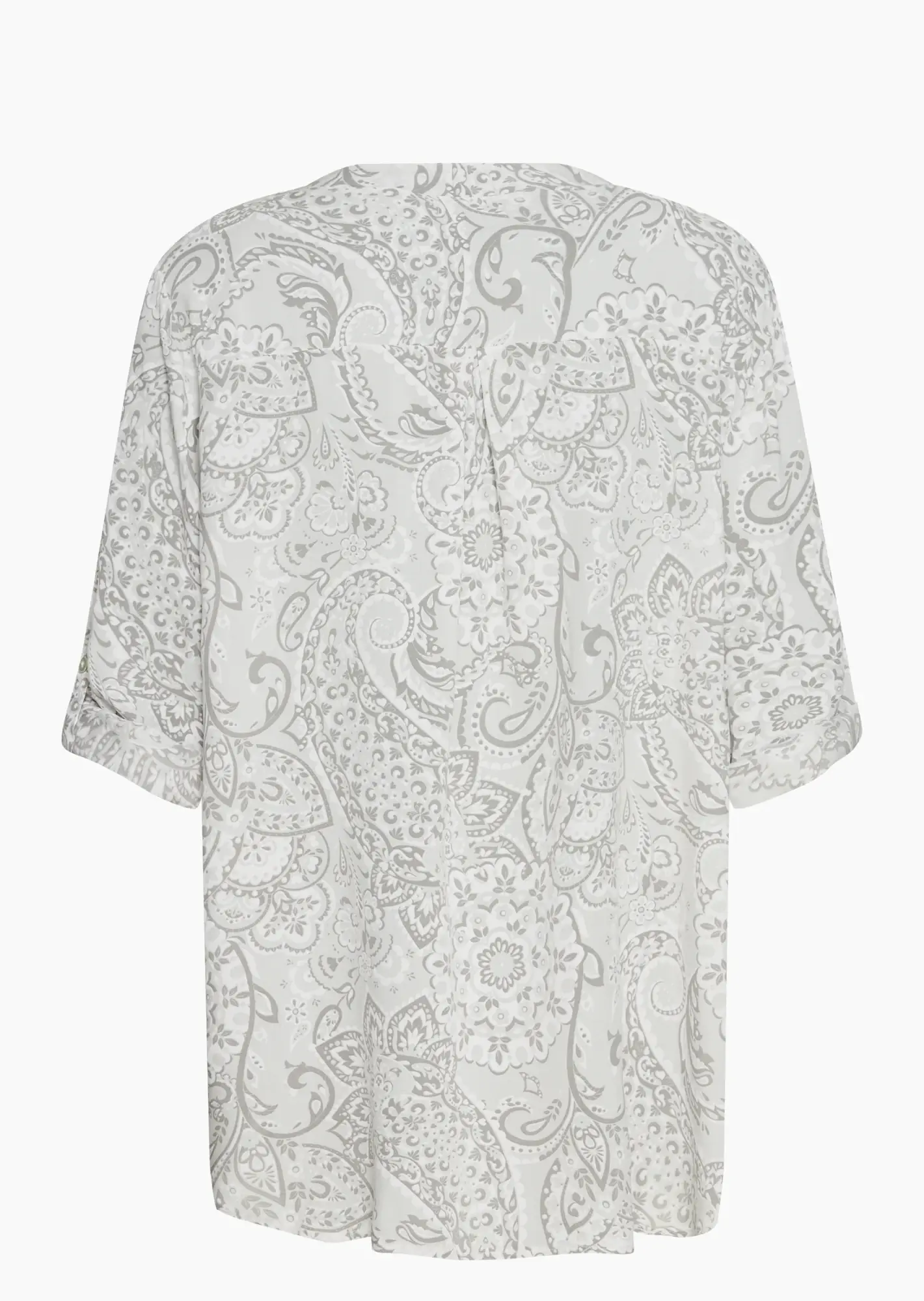 Bluse im Alloverprint, offwhite