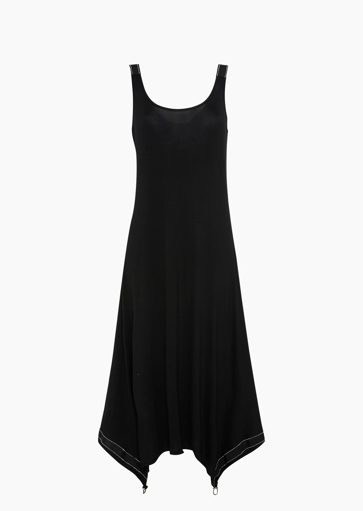 2 in 1 Kleid mit Spitze, schwarz