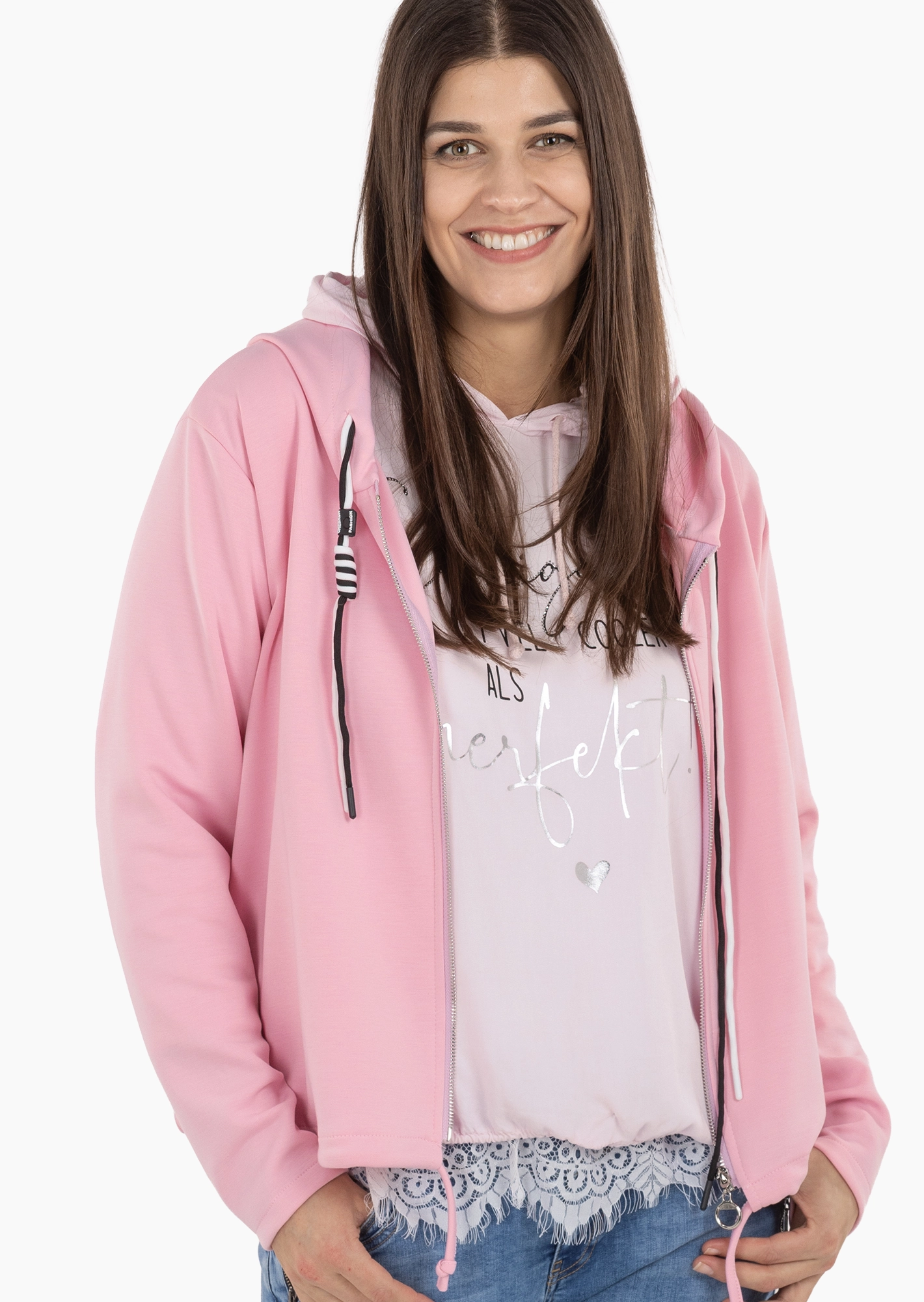 Bluse mit Statement, mandelblüte
