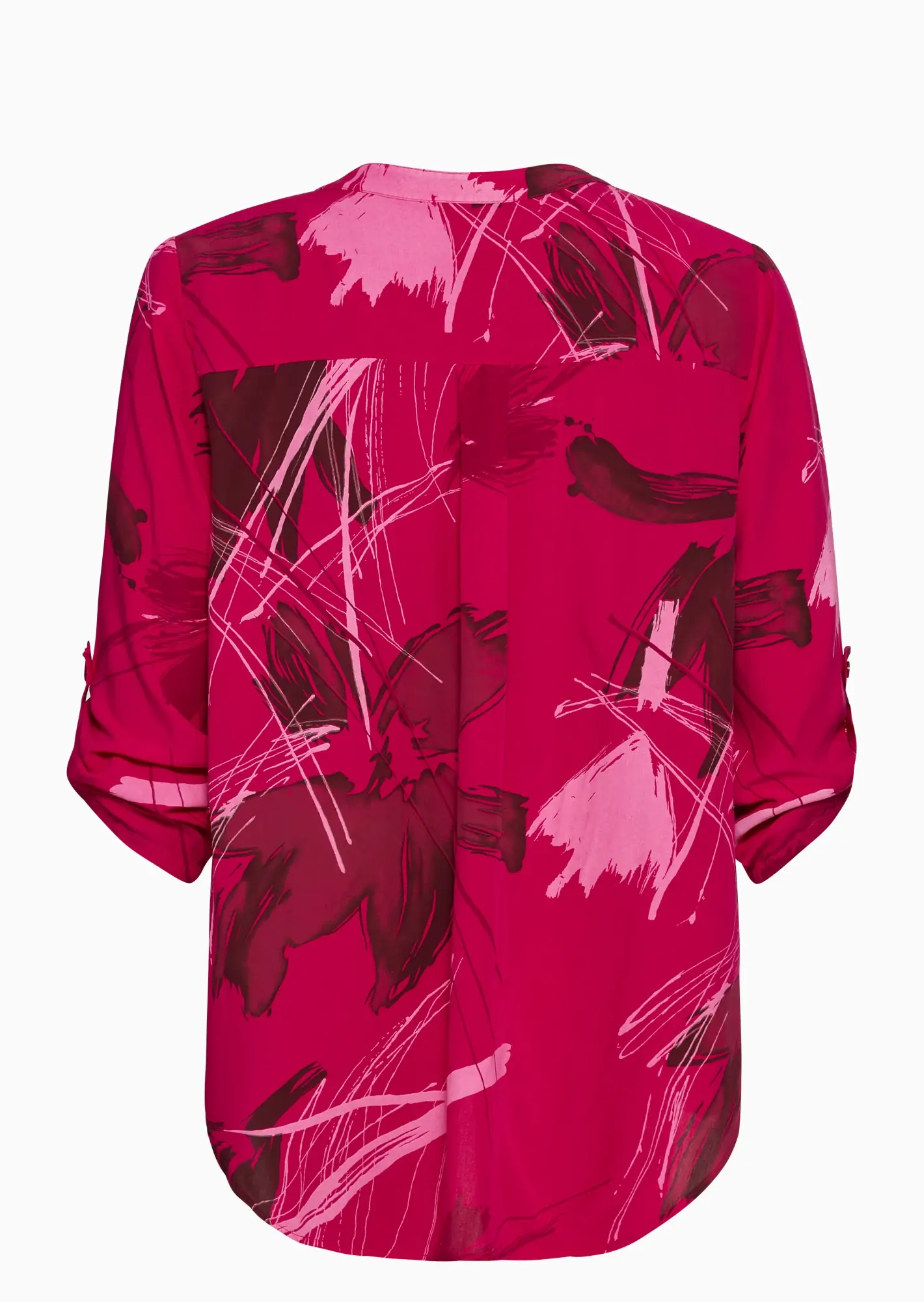Bluse im Alloverprint, pink