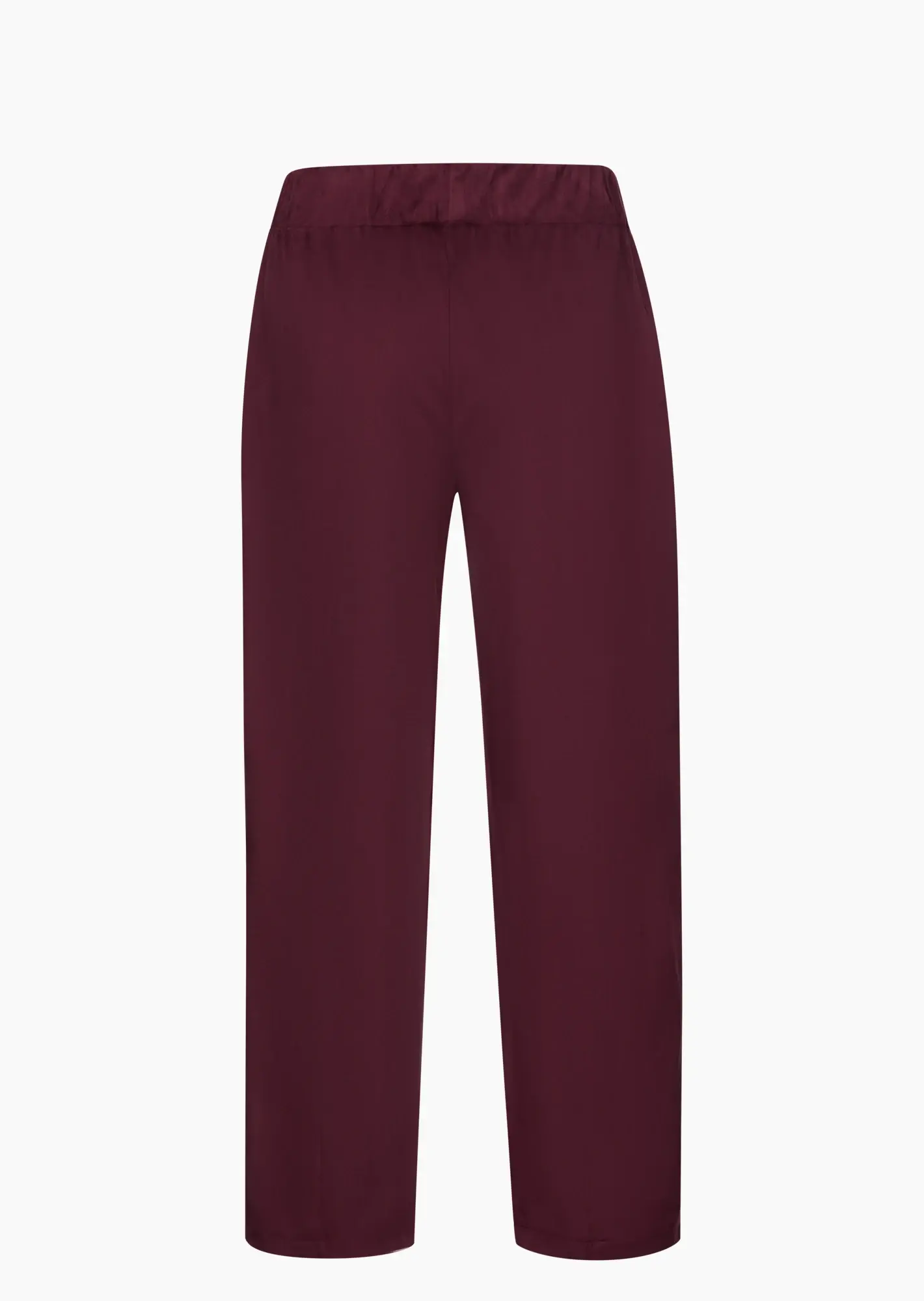 Pants mit Ziernähten, burgund