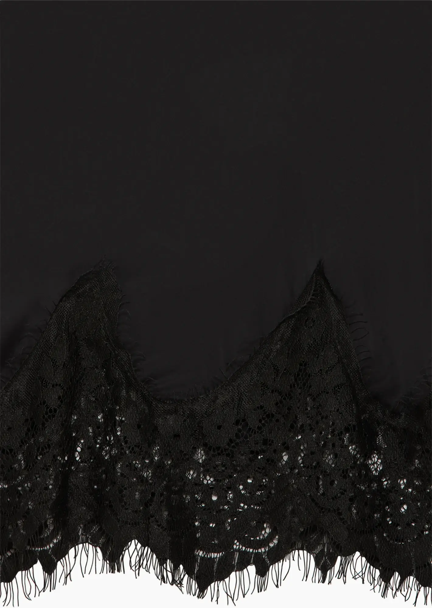 Shirt aus Viskose-Satin, schwarz