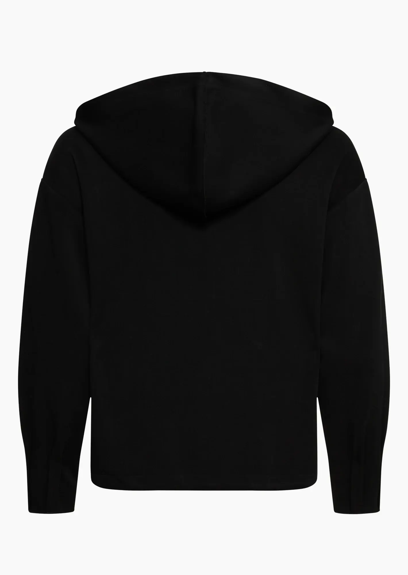 stylische Sweatjacke, schwarz