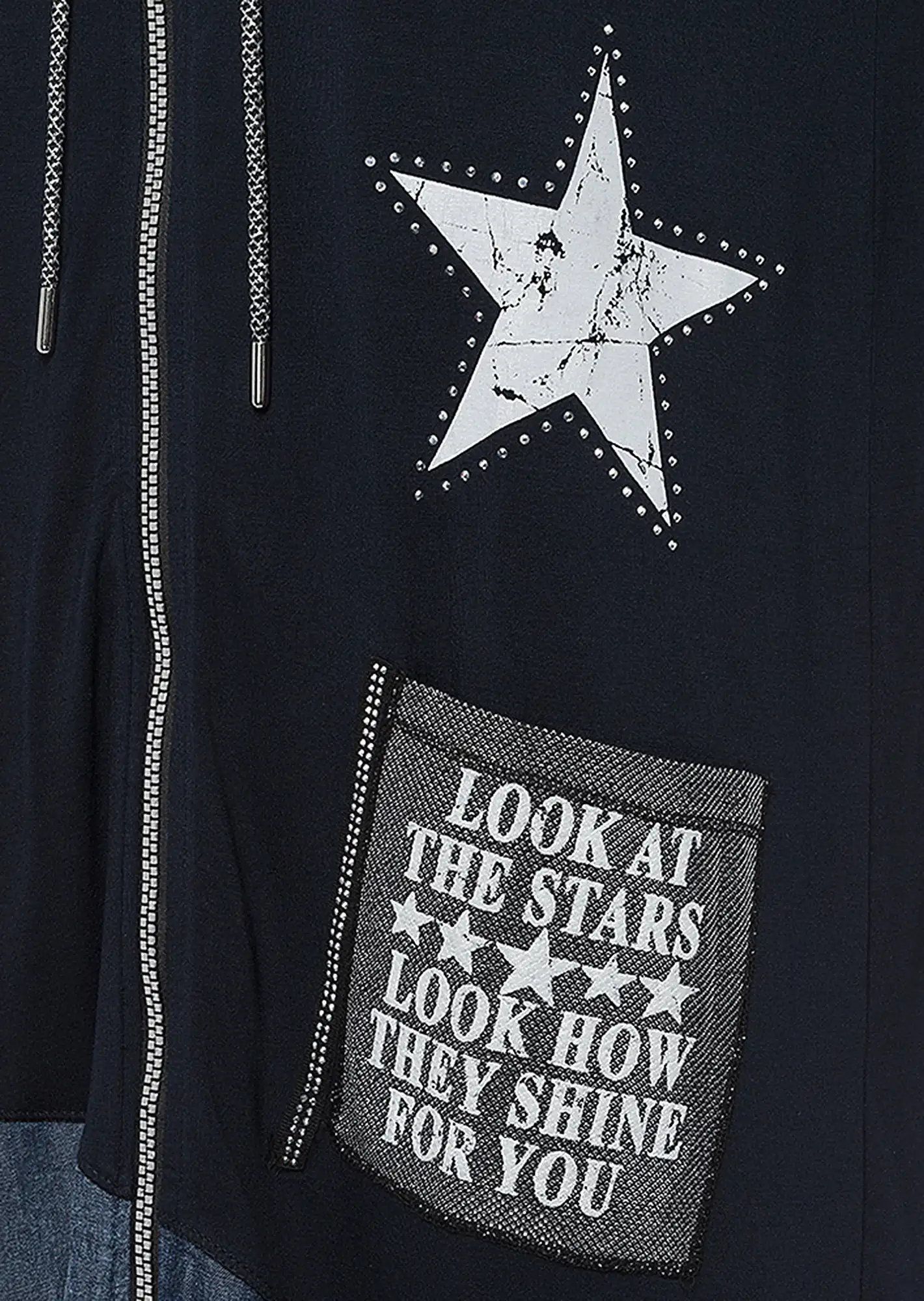 Mantel 'Stars', navy