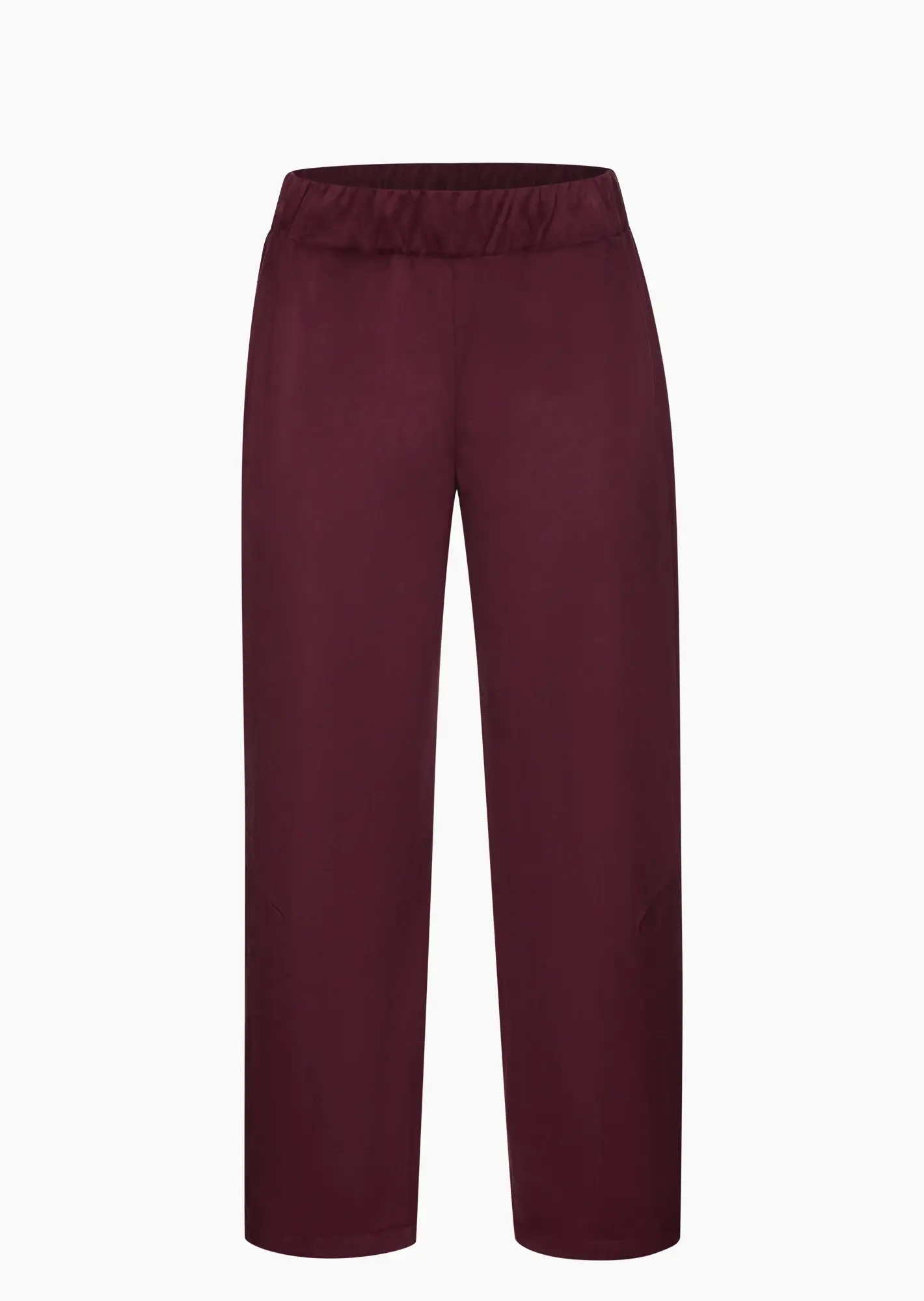 Pants mit Ziernähten, burgund