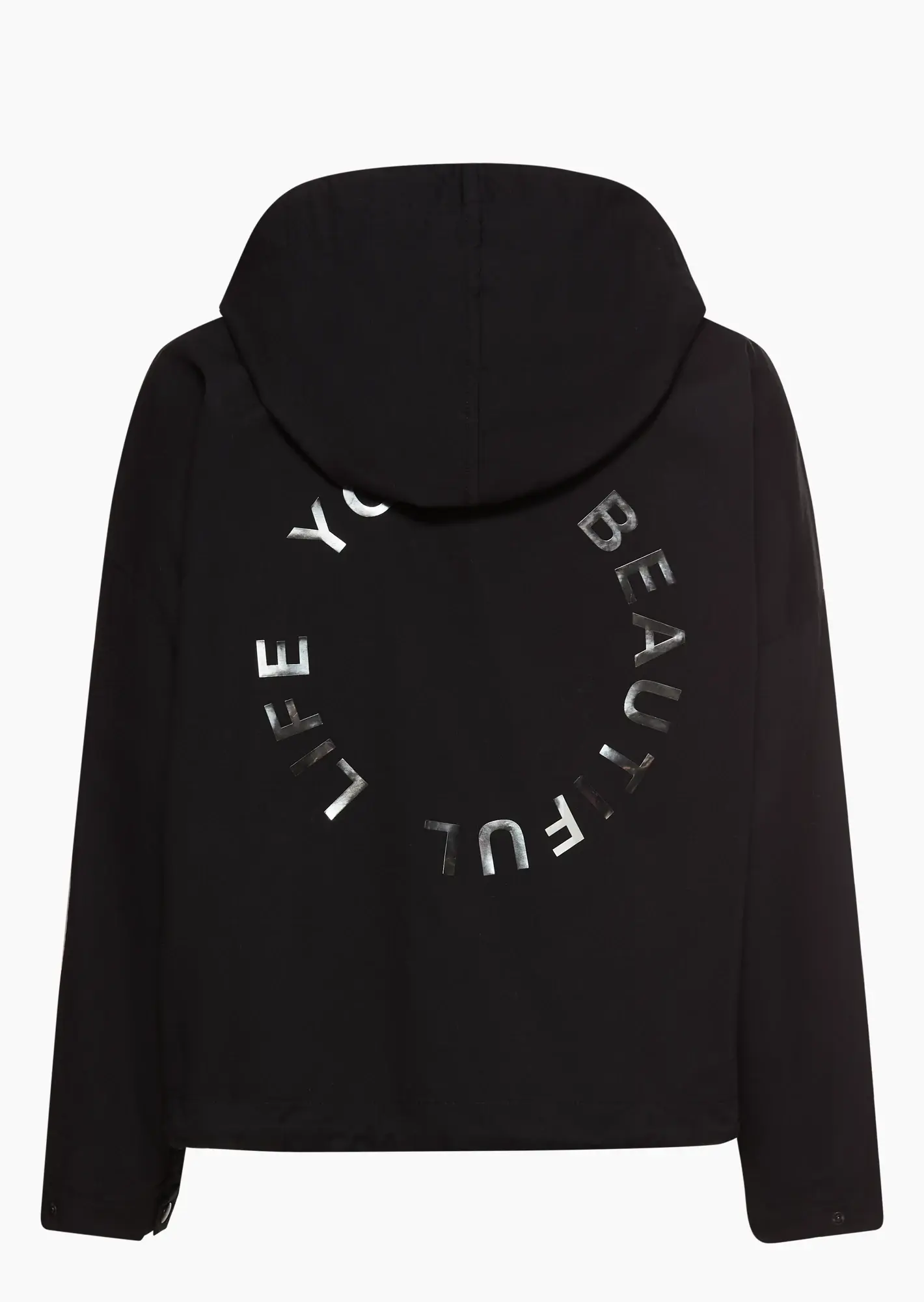 Leichte Jacke mit Statement, schwarz