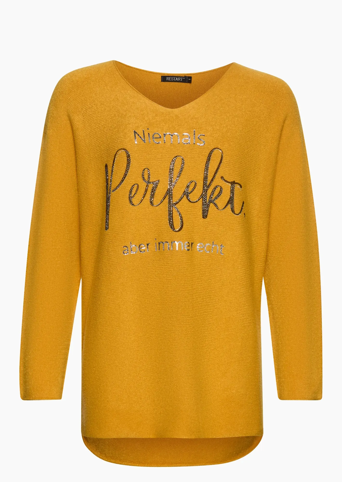 Strickpullover 'Perfekt', senf