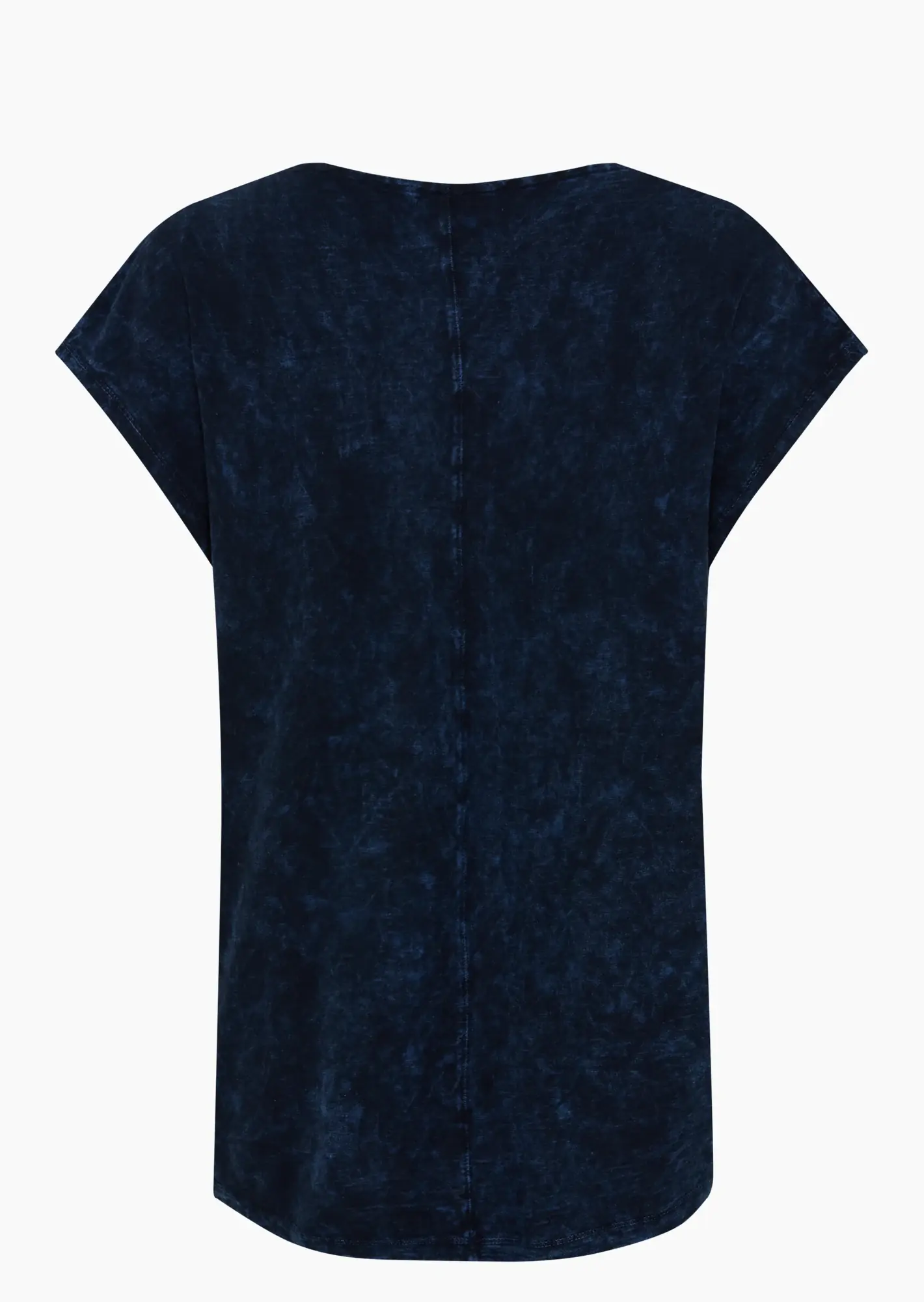 Shirt mit Statement & Ziersteinen, night