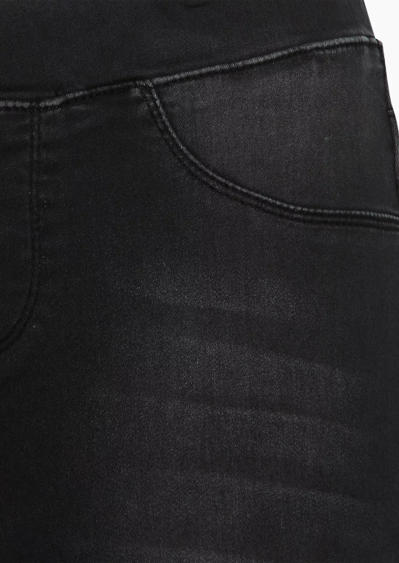 Jeggings mit Bootcut, black denim