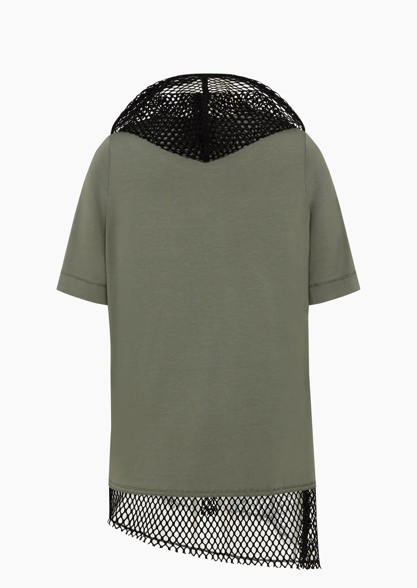 Shirt mit Leopatch, oliv