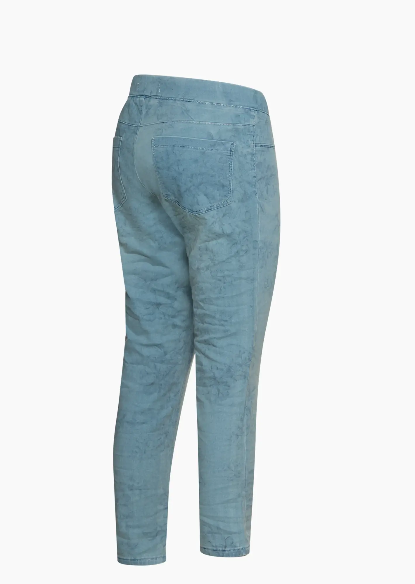 Jeggings mit dezentem Print, light blue denim