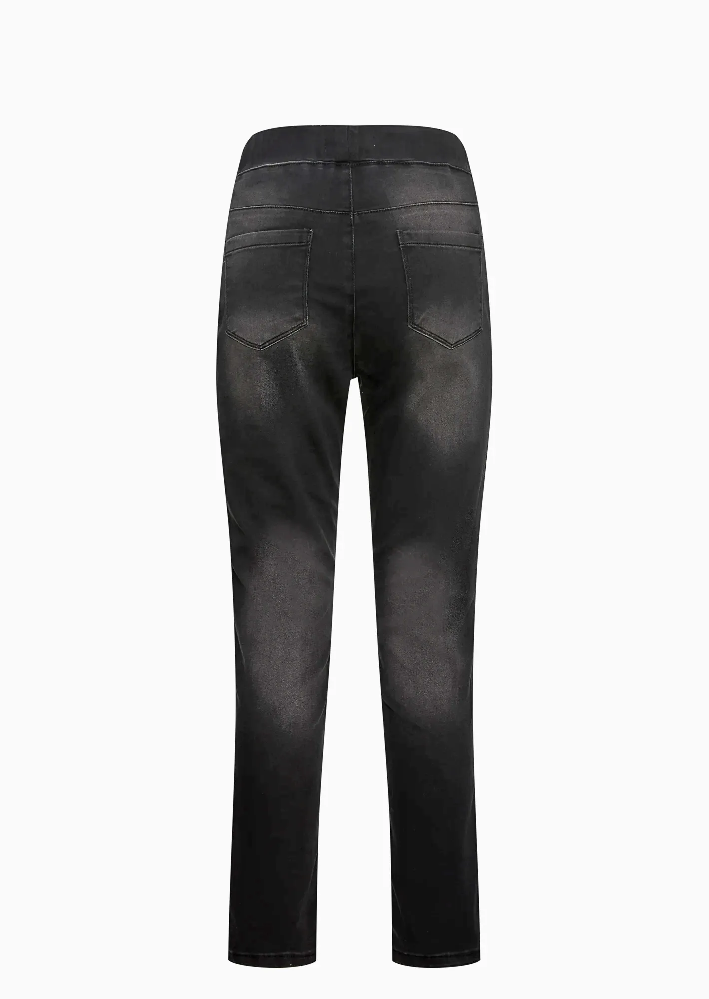 Jeggings mit Ziersteinen, black denim